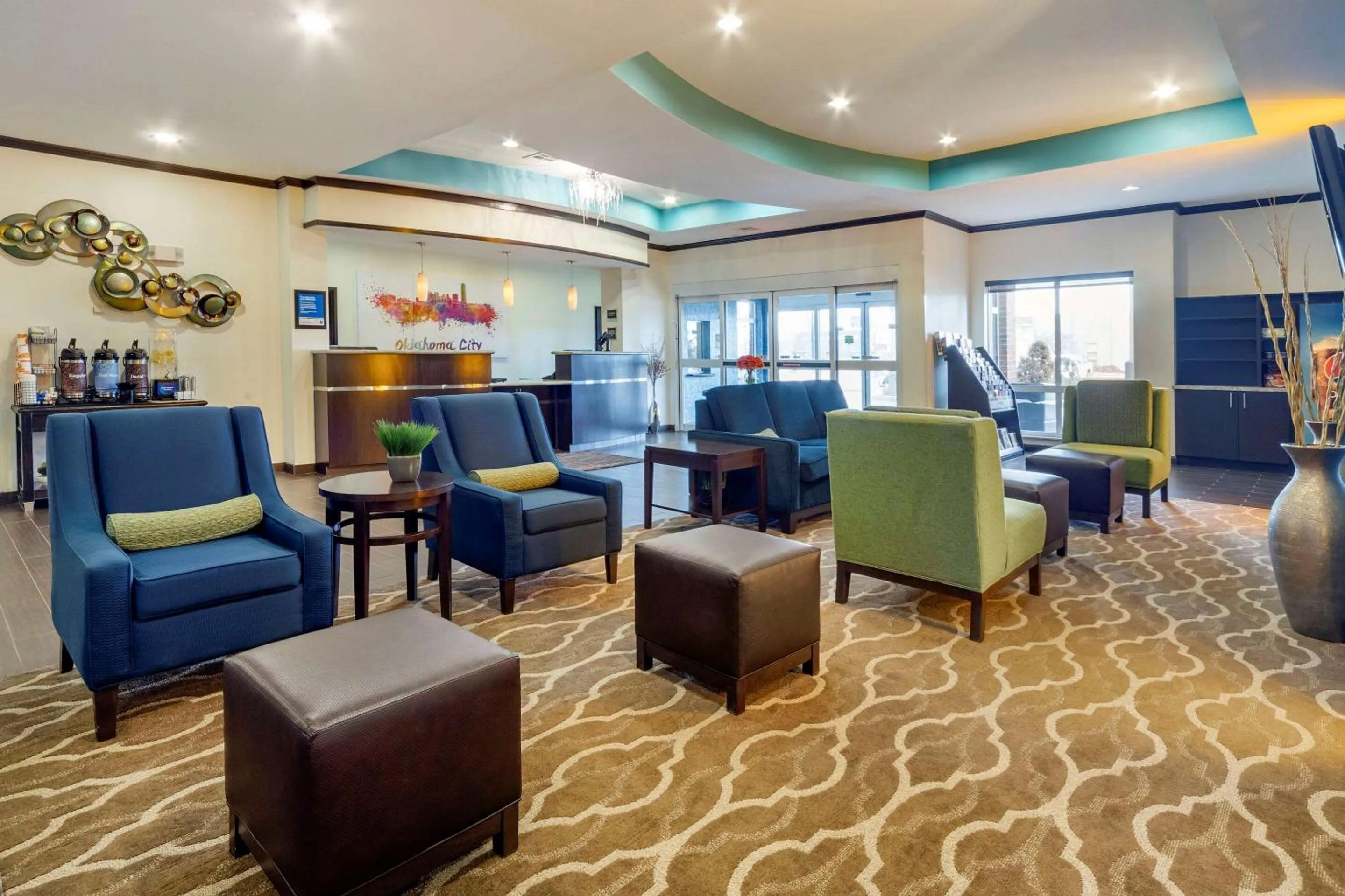 Lobby or reception in Comfort Inn & Suites Oklahoma City West - I-40