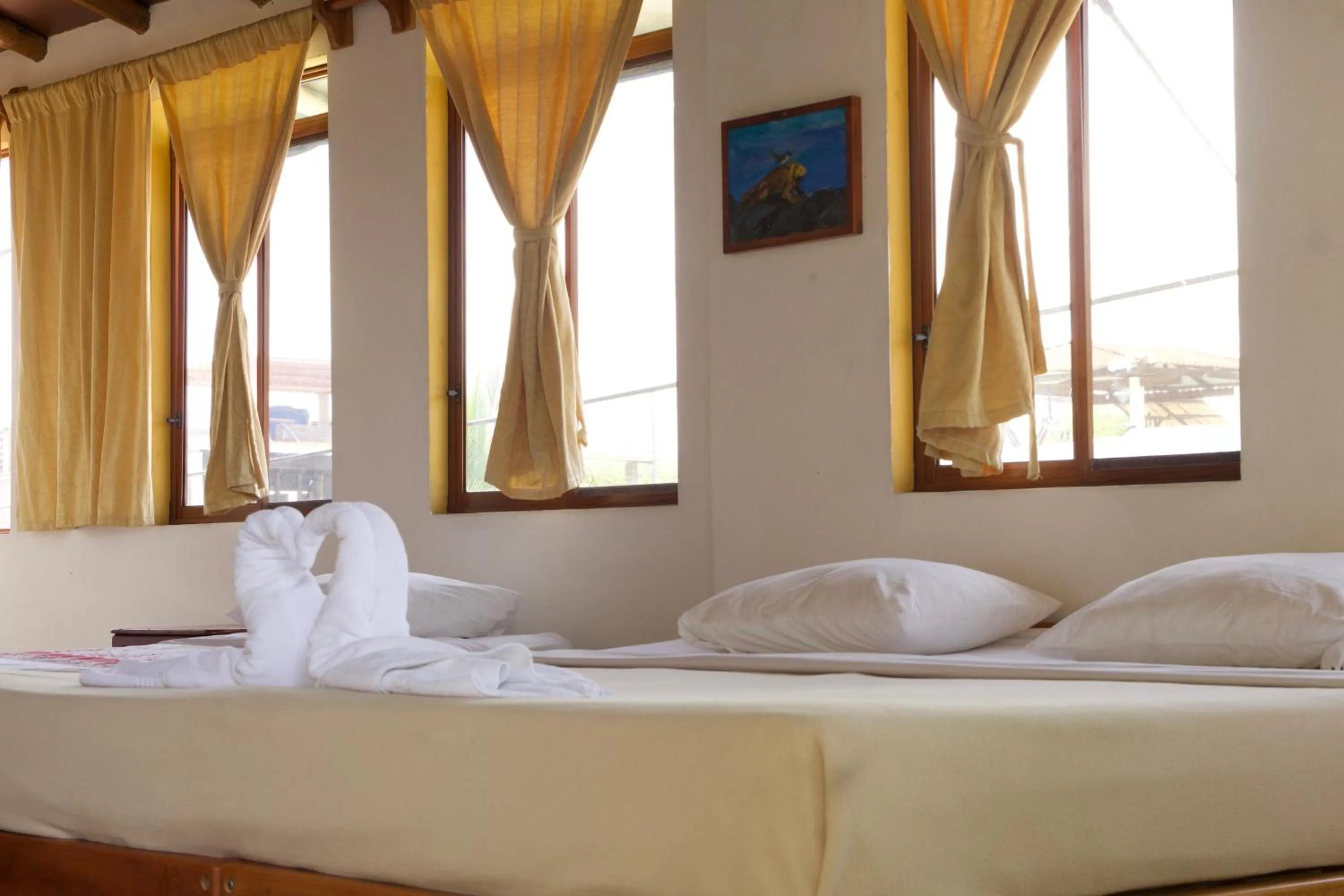 Bed in Galapagos Verde Azul