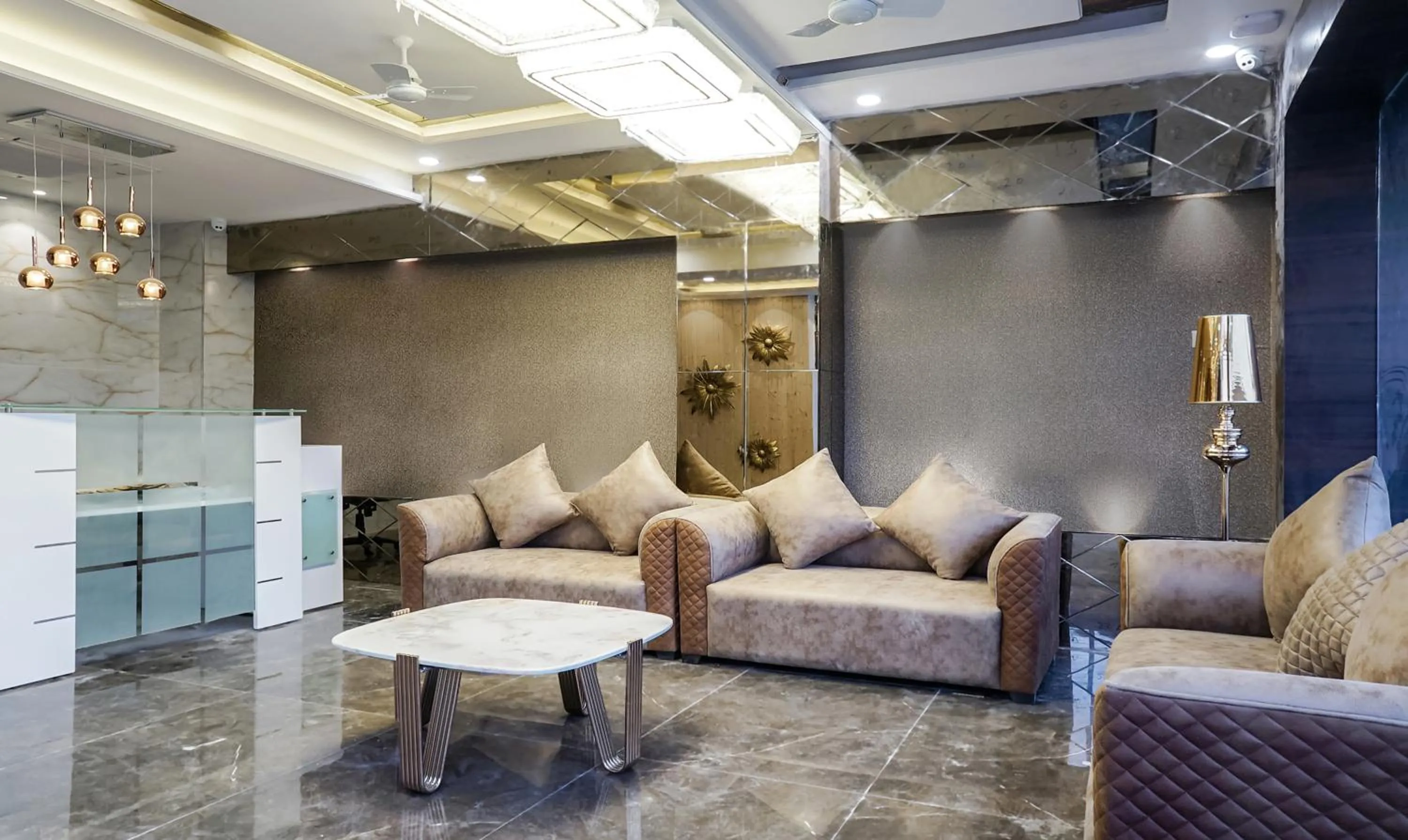 Seating area in Treebo Hotel A1