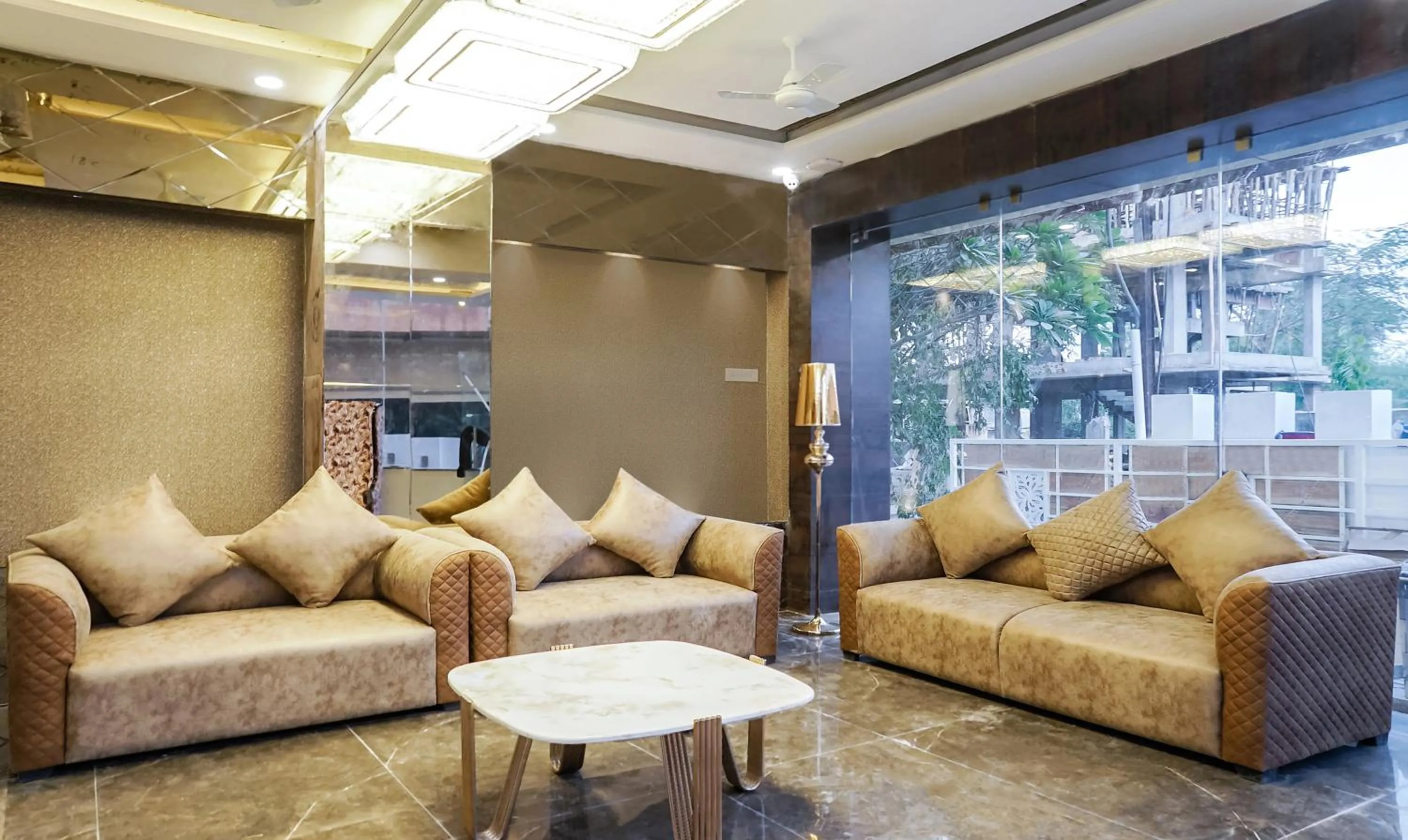 Seating area in Treebo Hotel A1