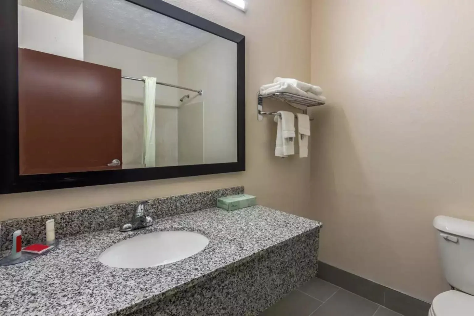 Toilet in Americas Best Value Inn Opelika