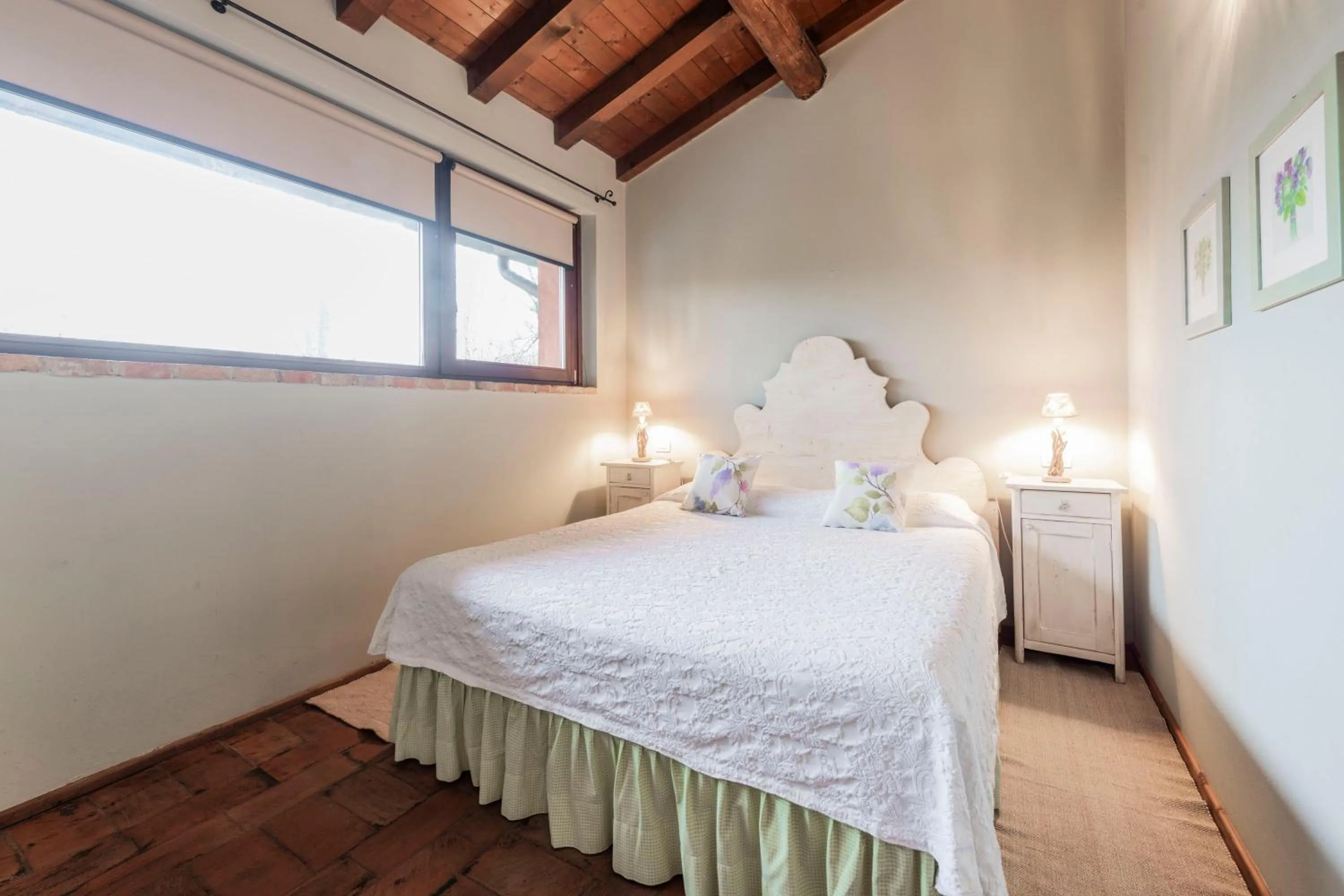 Bed in Musella Winery & Relais