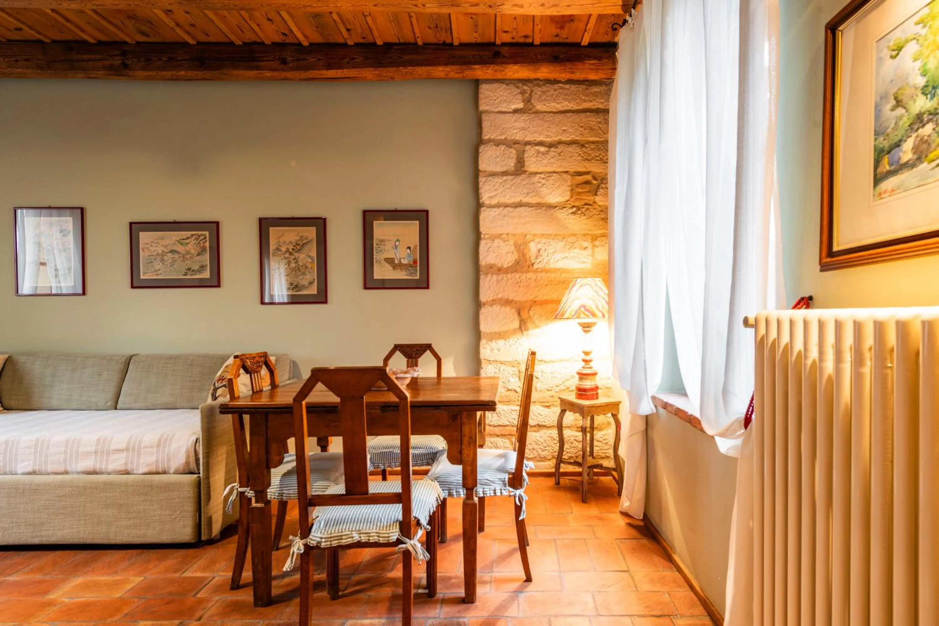 Living room in Musella Winery & Relais