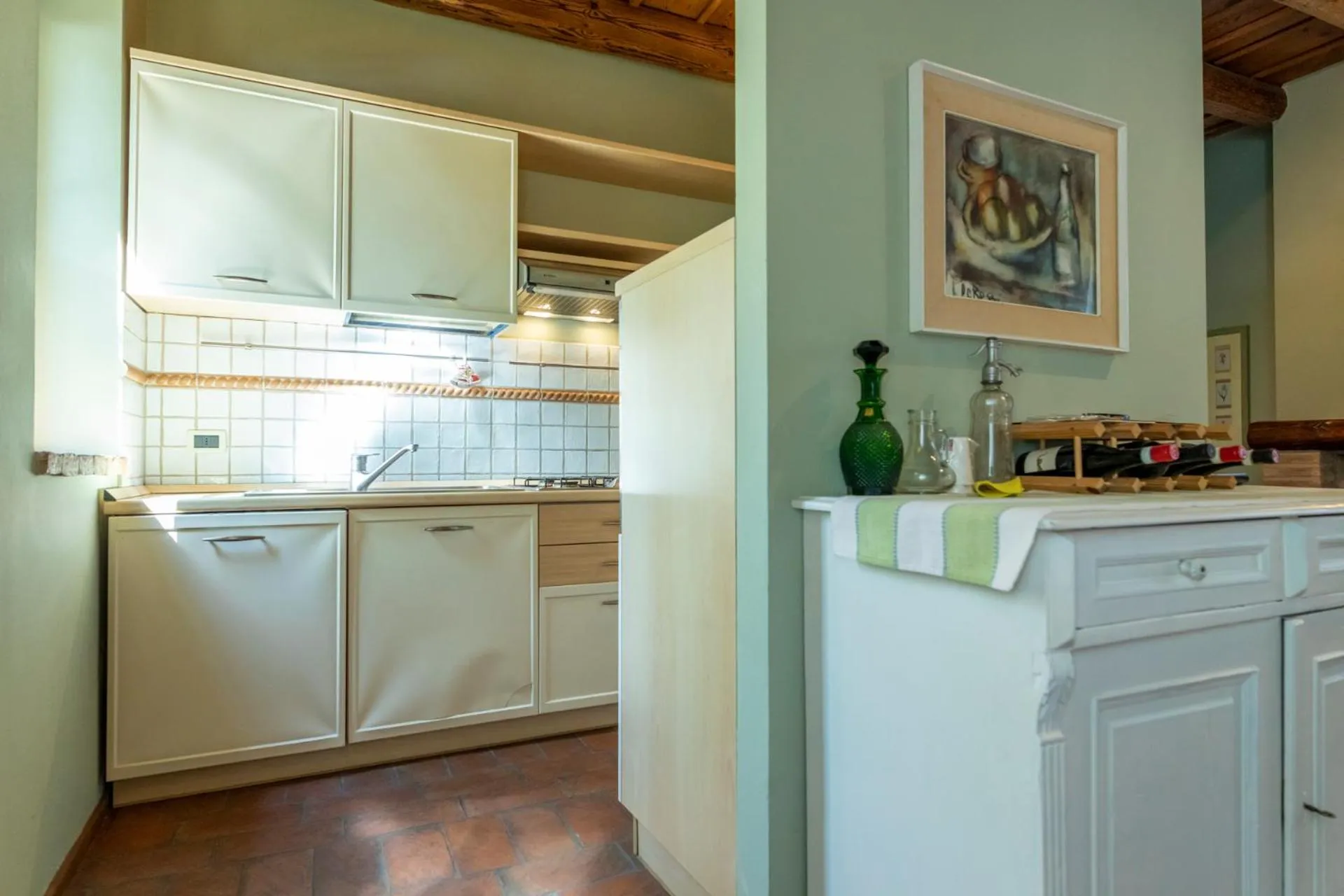 Kitchen or kitchenette in Musella Winery & Relais