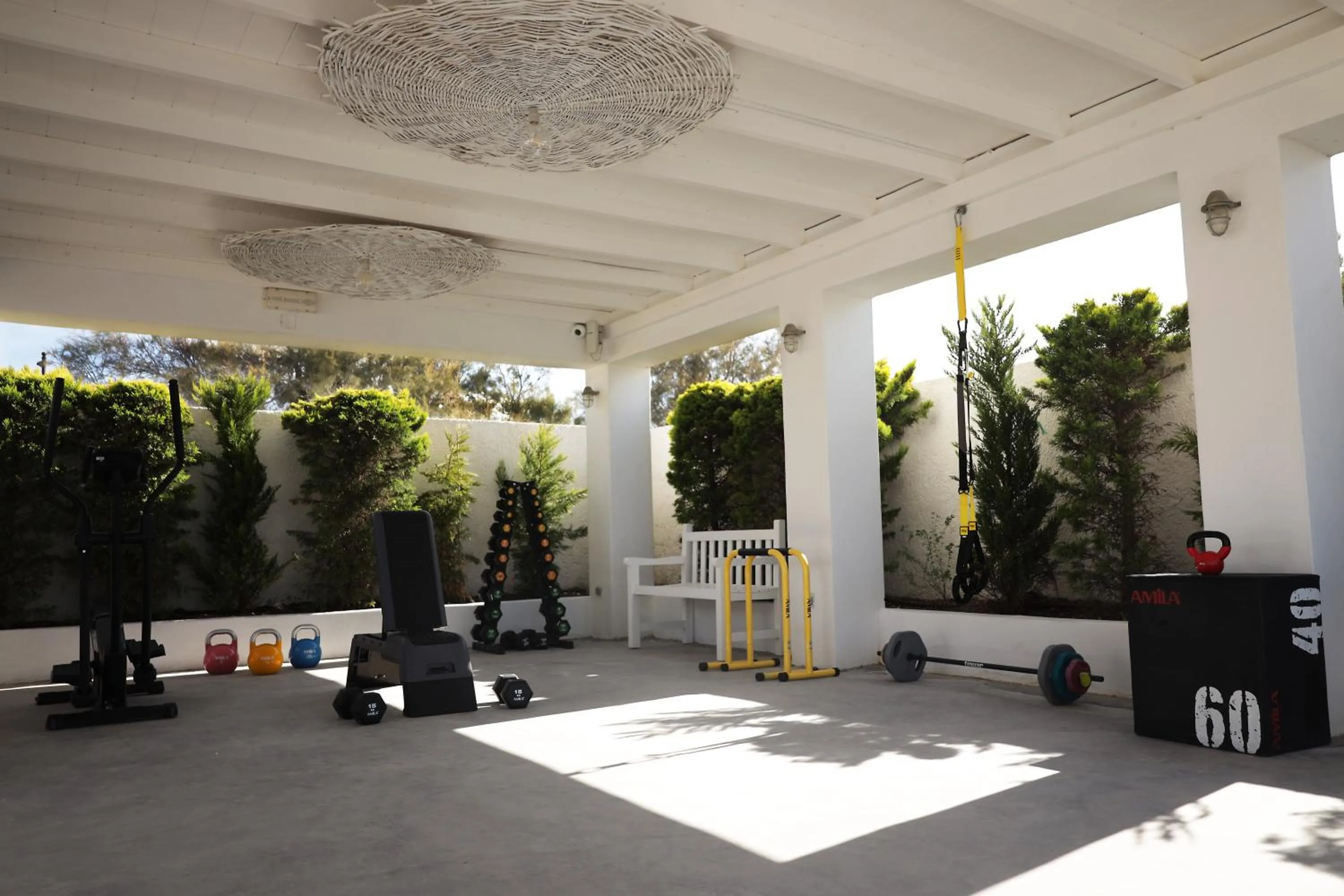 Fitness centre/facilities in Caldera's Dolphin Suites