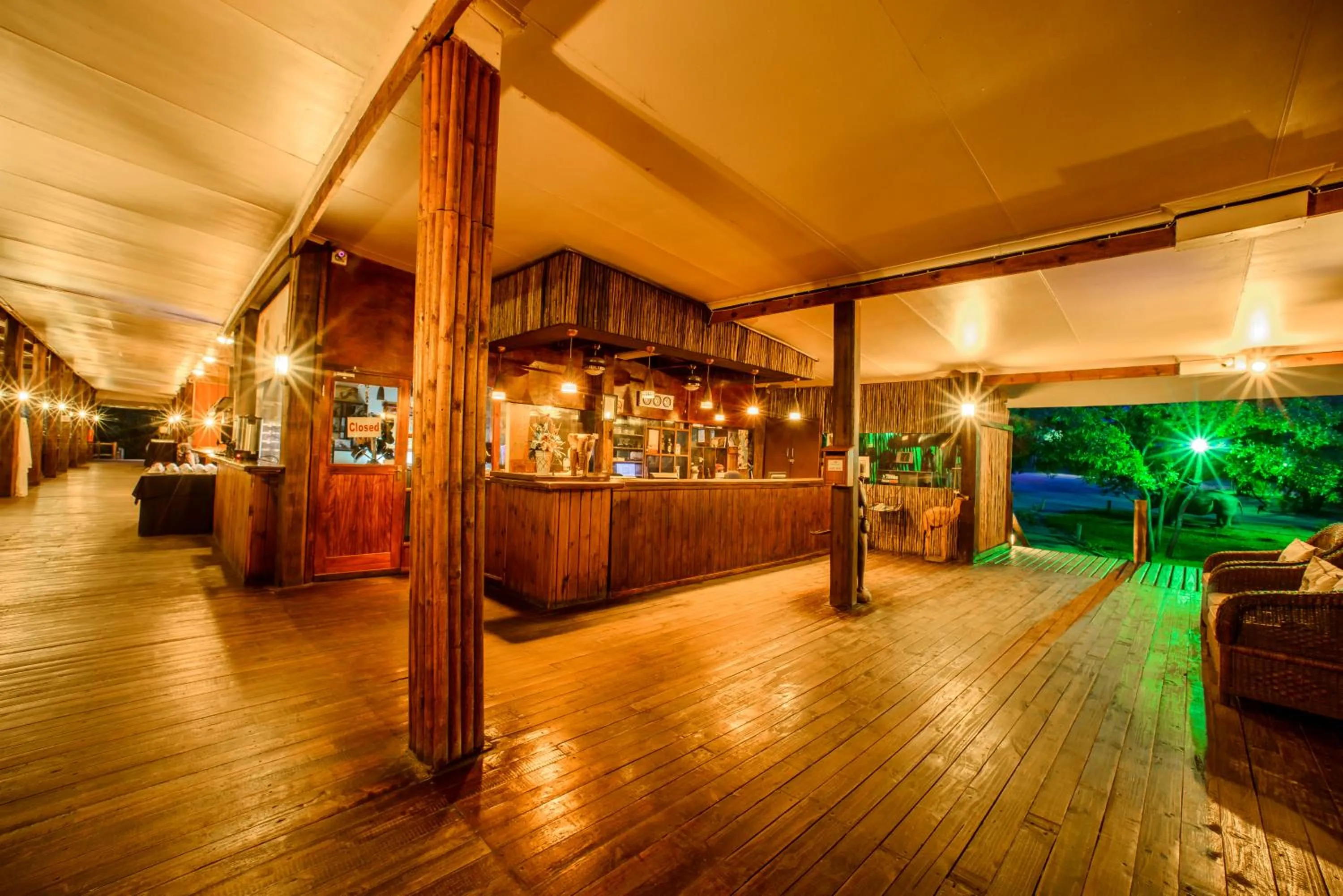 Lobby or reception in Nkambeni Safari Camp