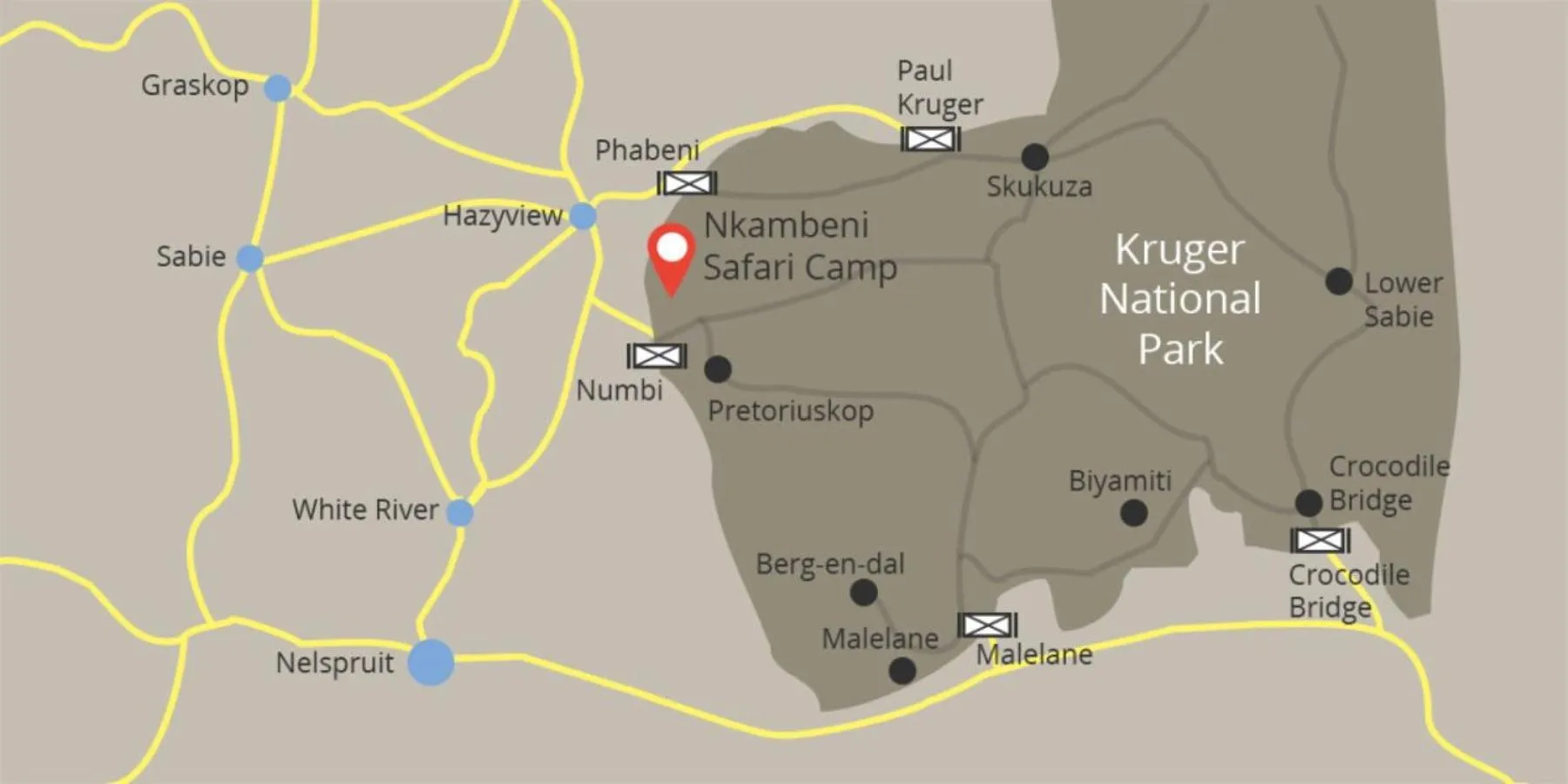 On site in Nkambeni Safari Camp