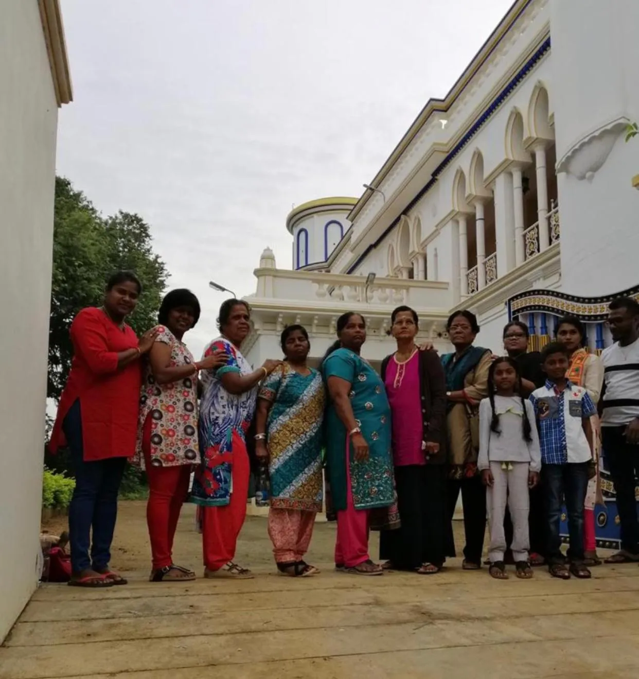 group of guests in Chola Heritage Resort