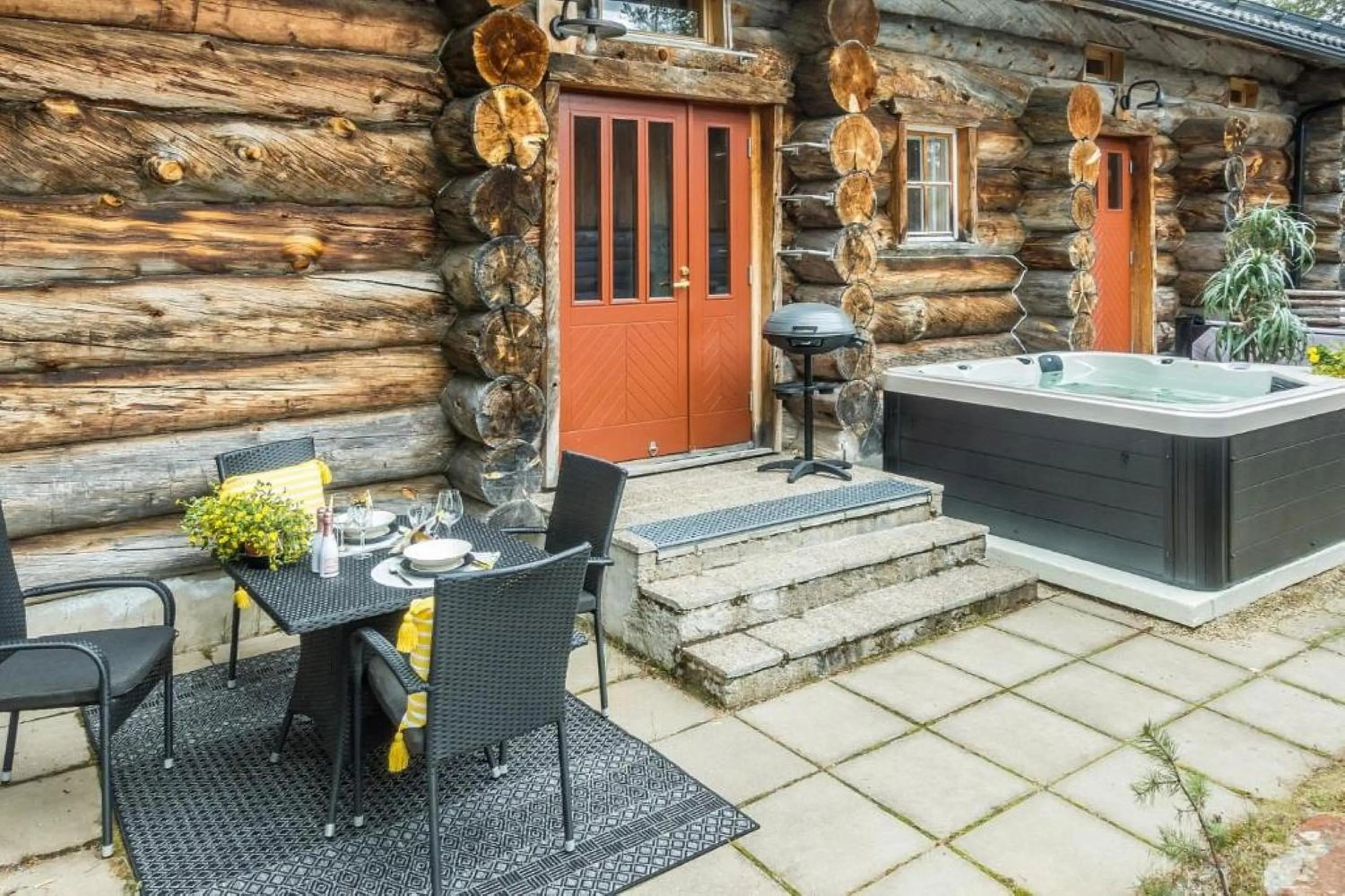 Patio in Kuukkeli Hirvas Suite