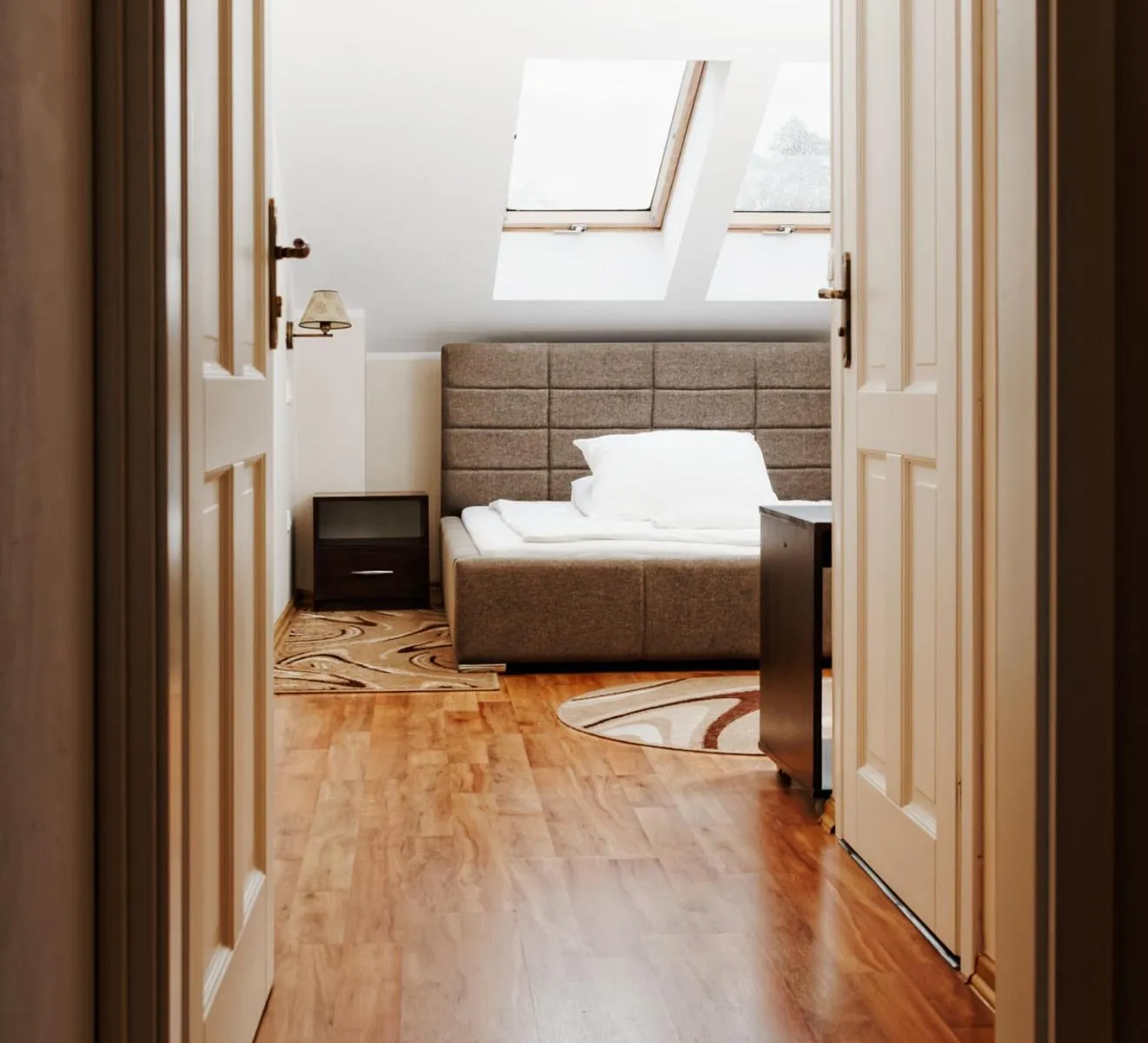 Bed in Dworek Różany Hotel & Restauracja