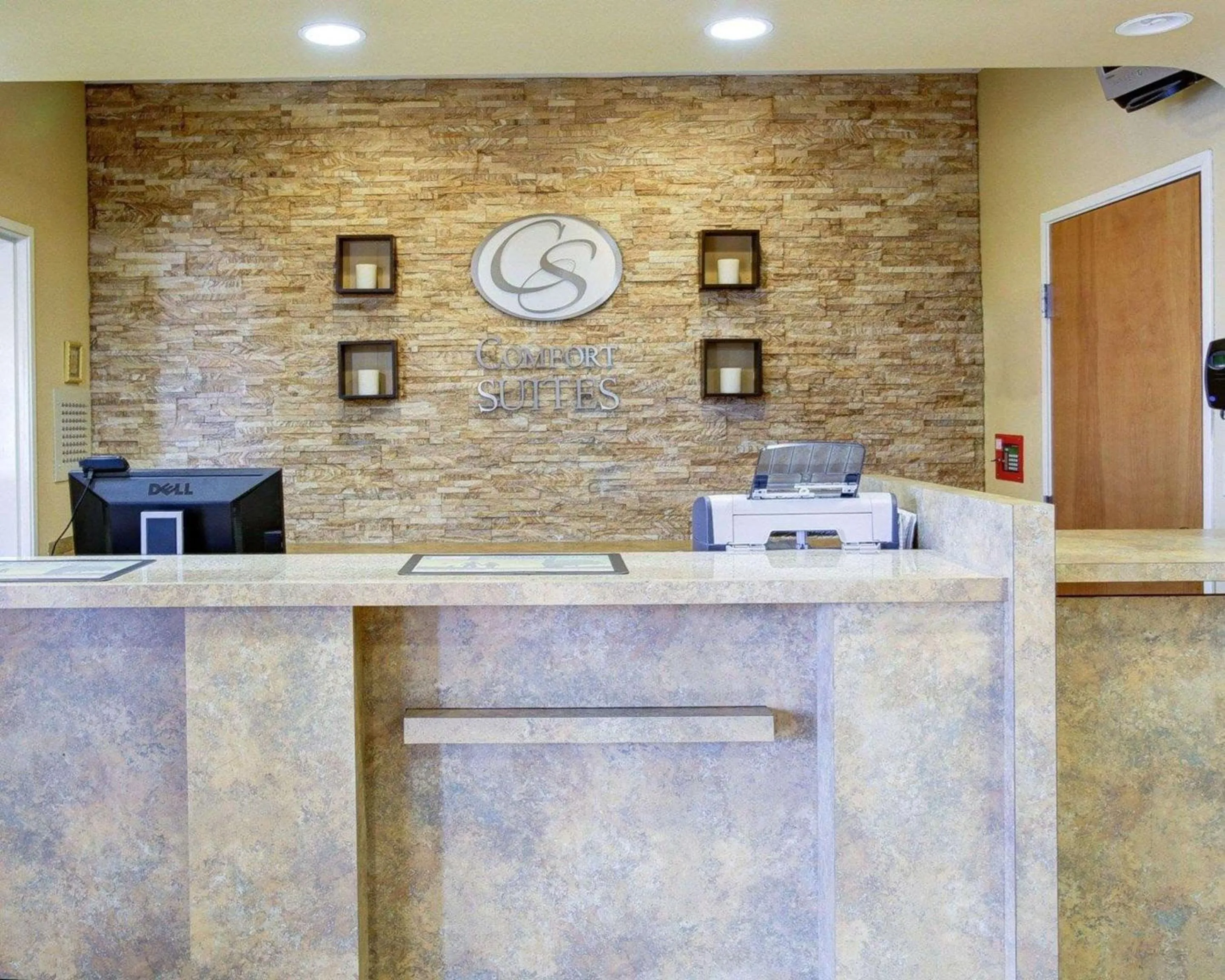 Lobby or reception in Comfort Suites Brenham