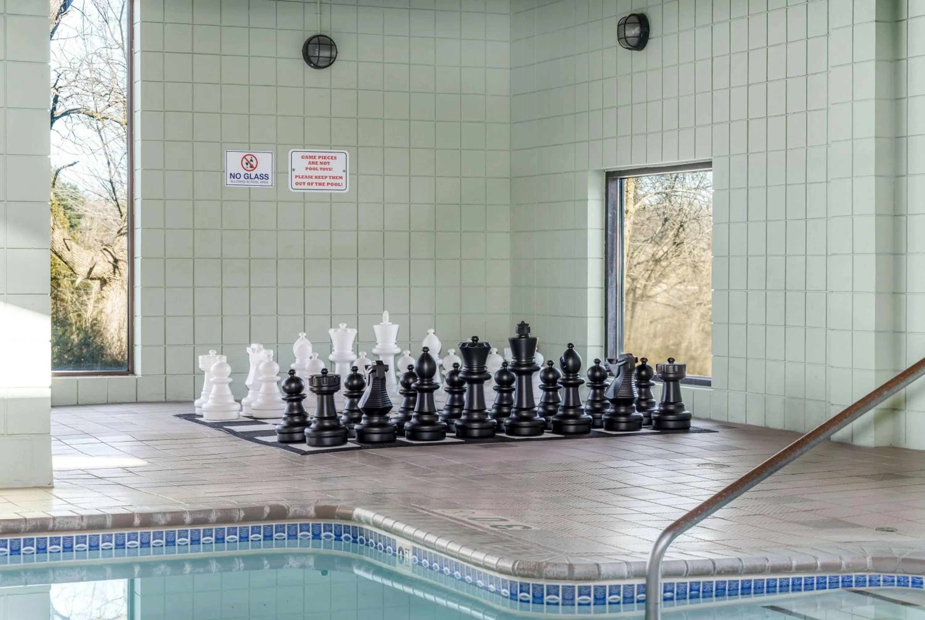 Pool view in AmericInn by Wyndham New Richmond