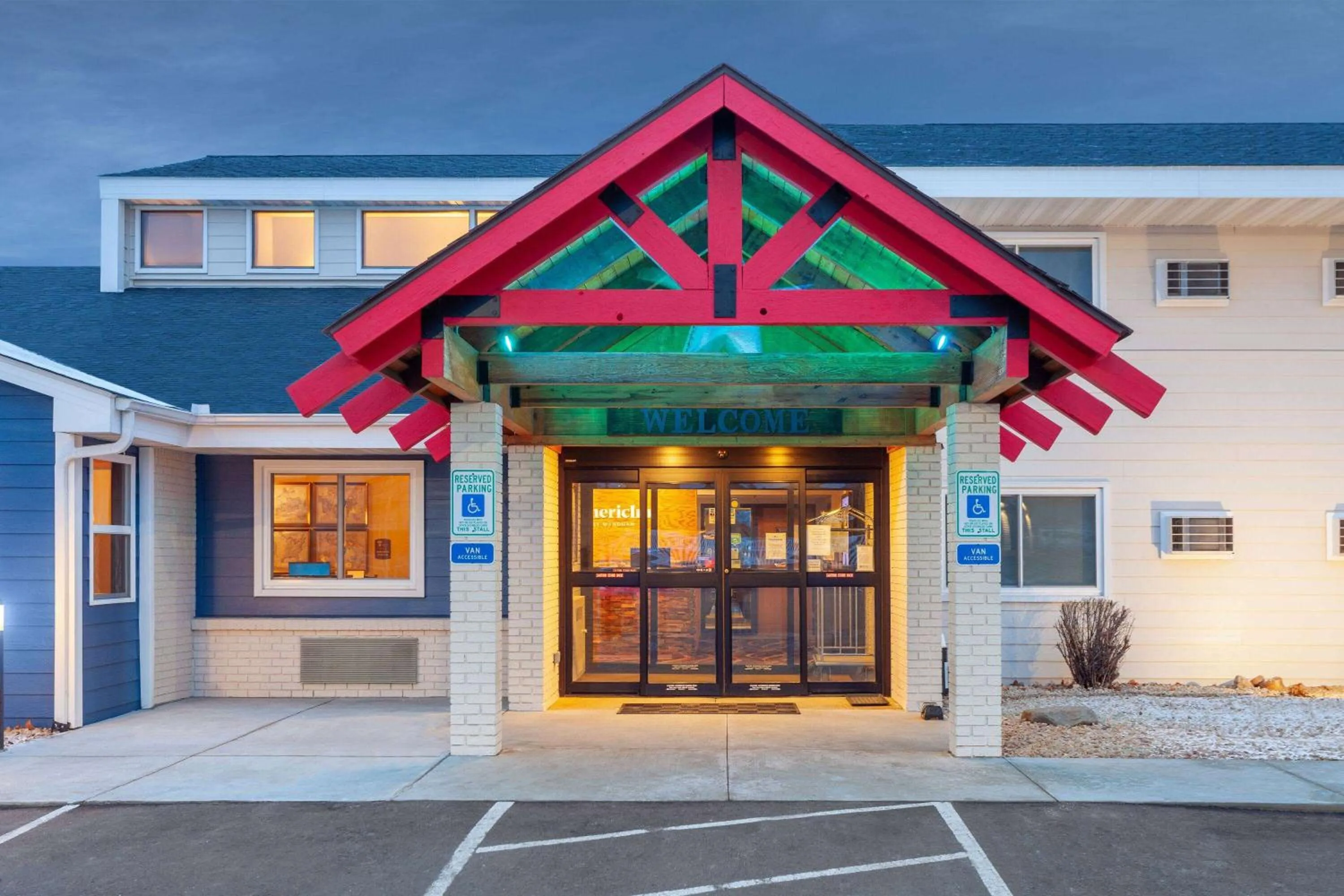 Property building in AmericInn by Wyndham New Richmond