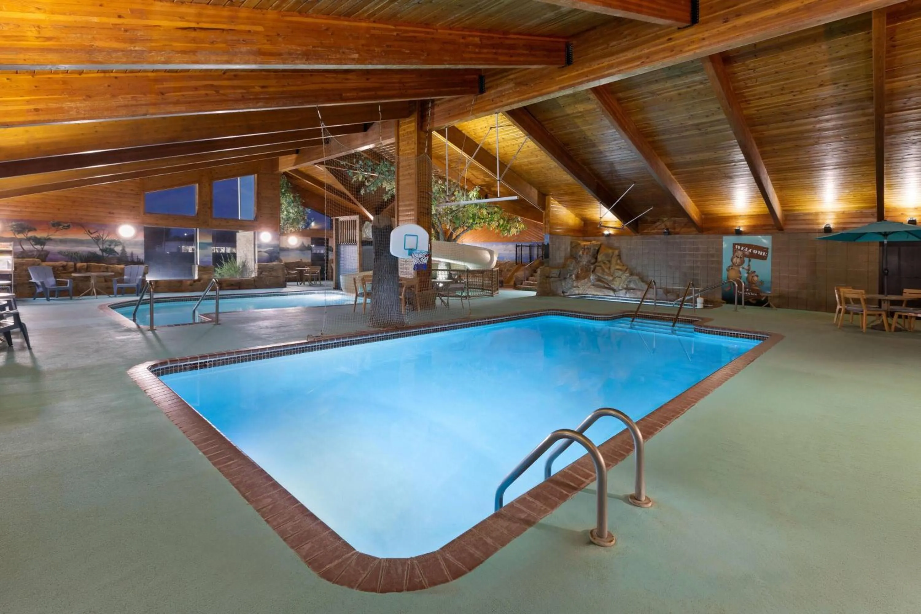 Swimming pool in AmericInn by Wyndham Chippewa Falls