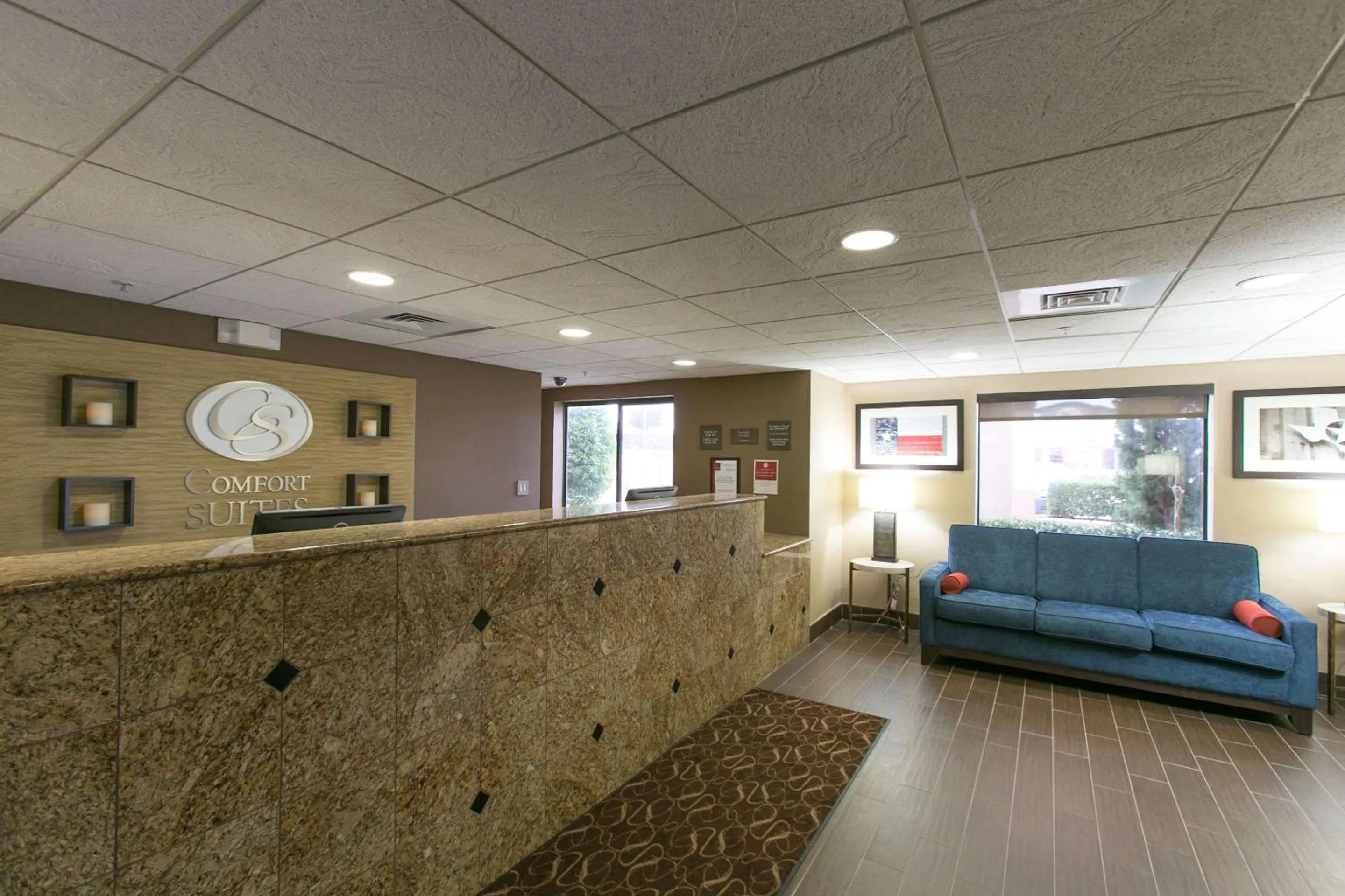 Lobby or reception in Comfort Suites Austin NW Lakeline
