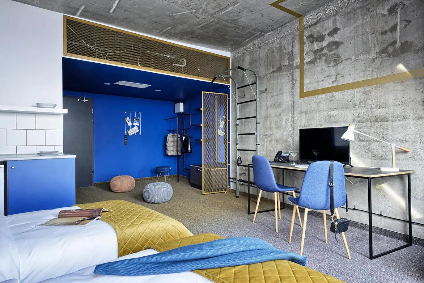 Photo of the whole room, Bed in Hotel Arche Geologiczna