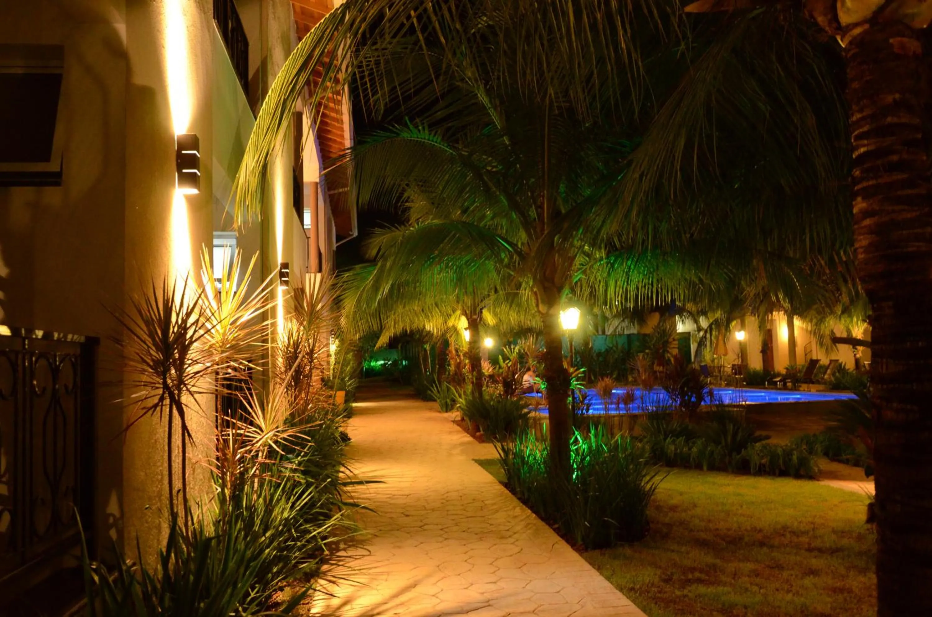 Pool view in Pousada Vitalis