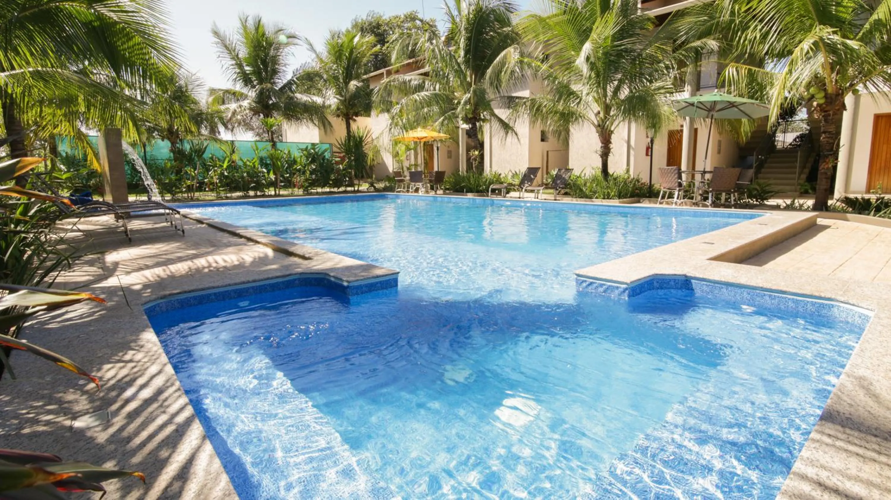 Pool view in Pousada Vitalis