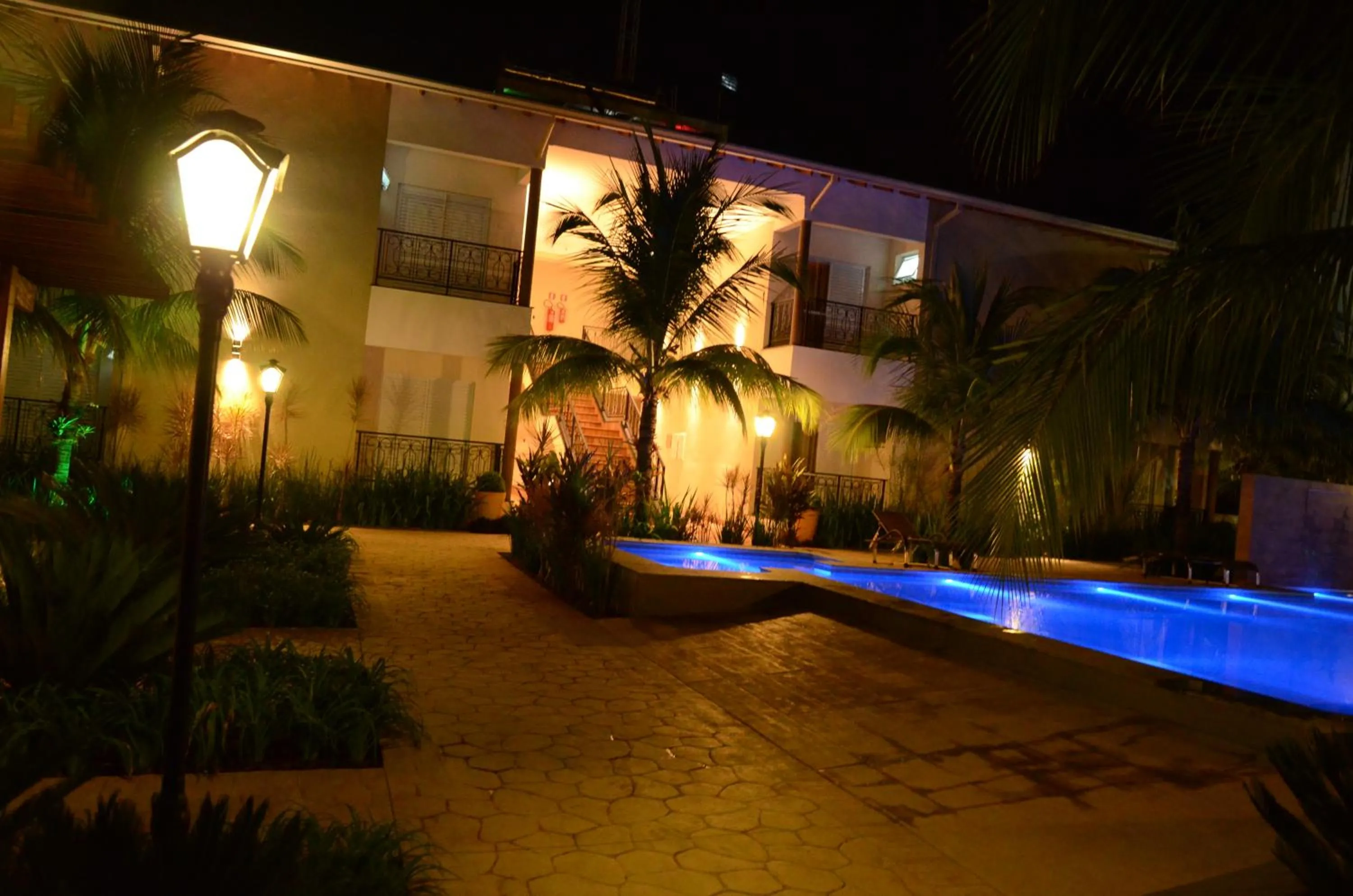 Pool view in Pousada Vitalis