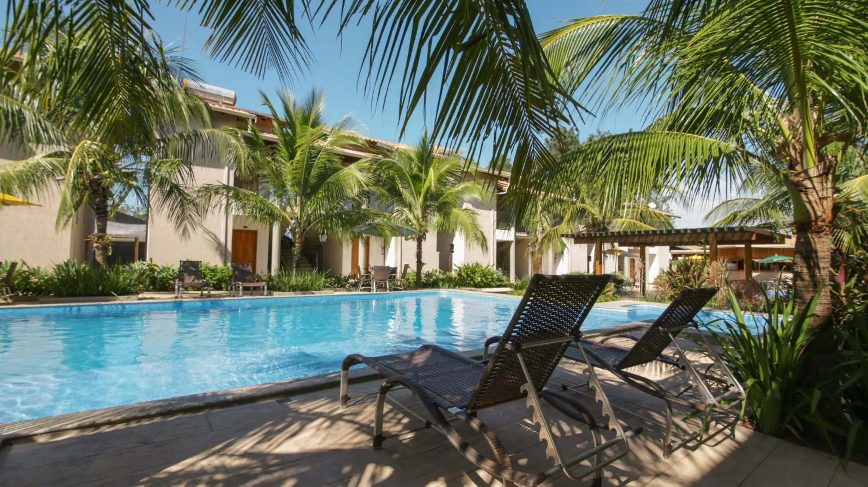 Pool view in Pousada Vitalis