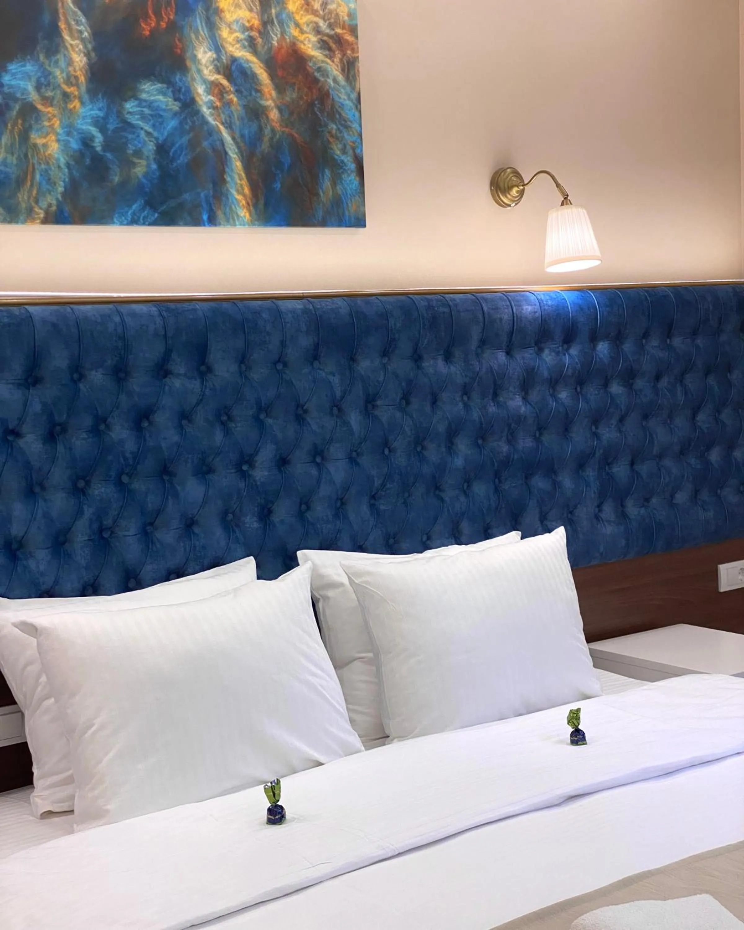 Bed in Luxury Rooms Skadarlija