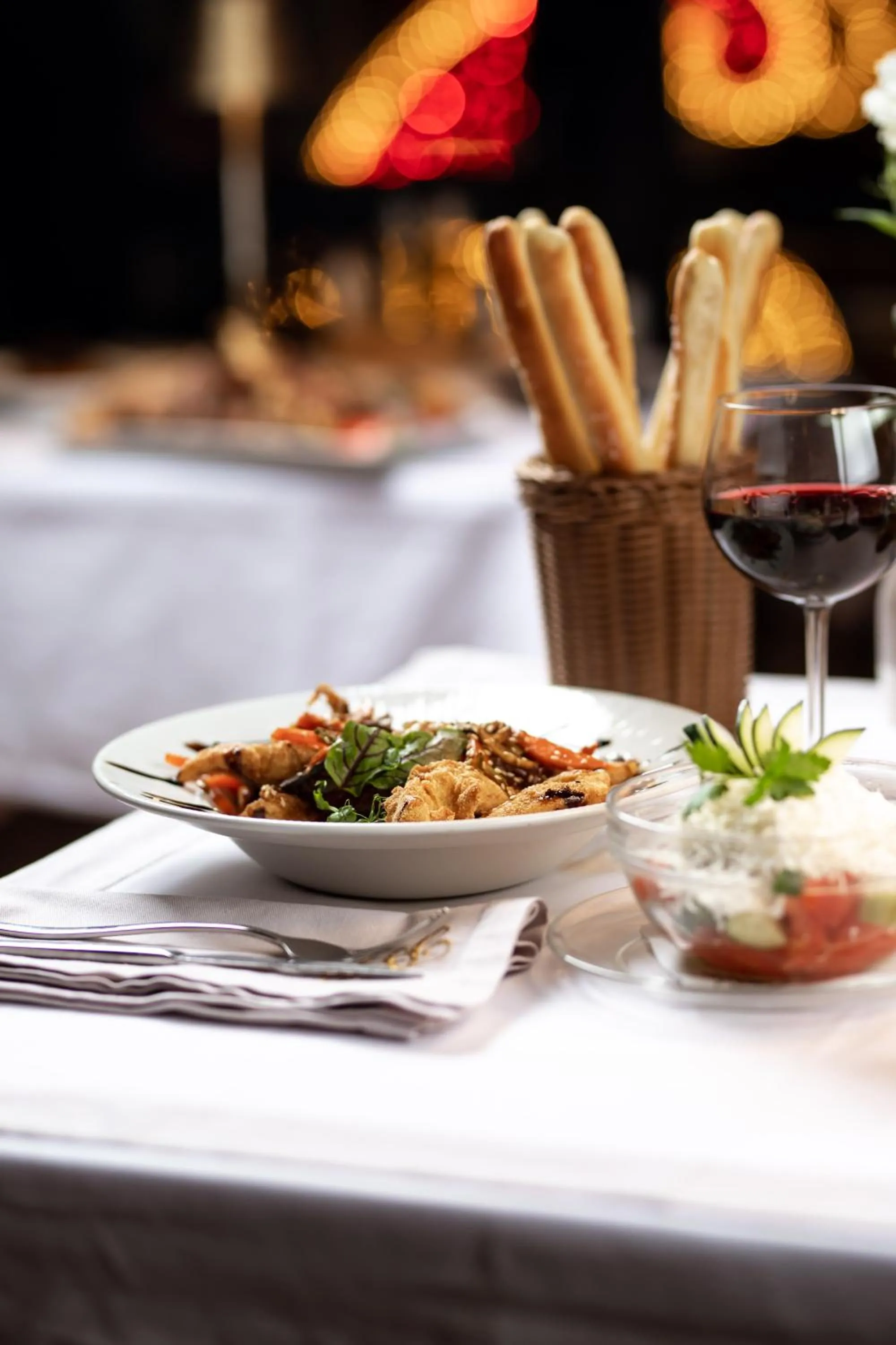 Food and drinks in Luxury Rooms Skadarlija