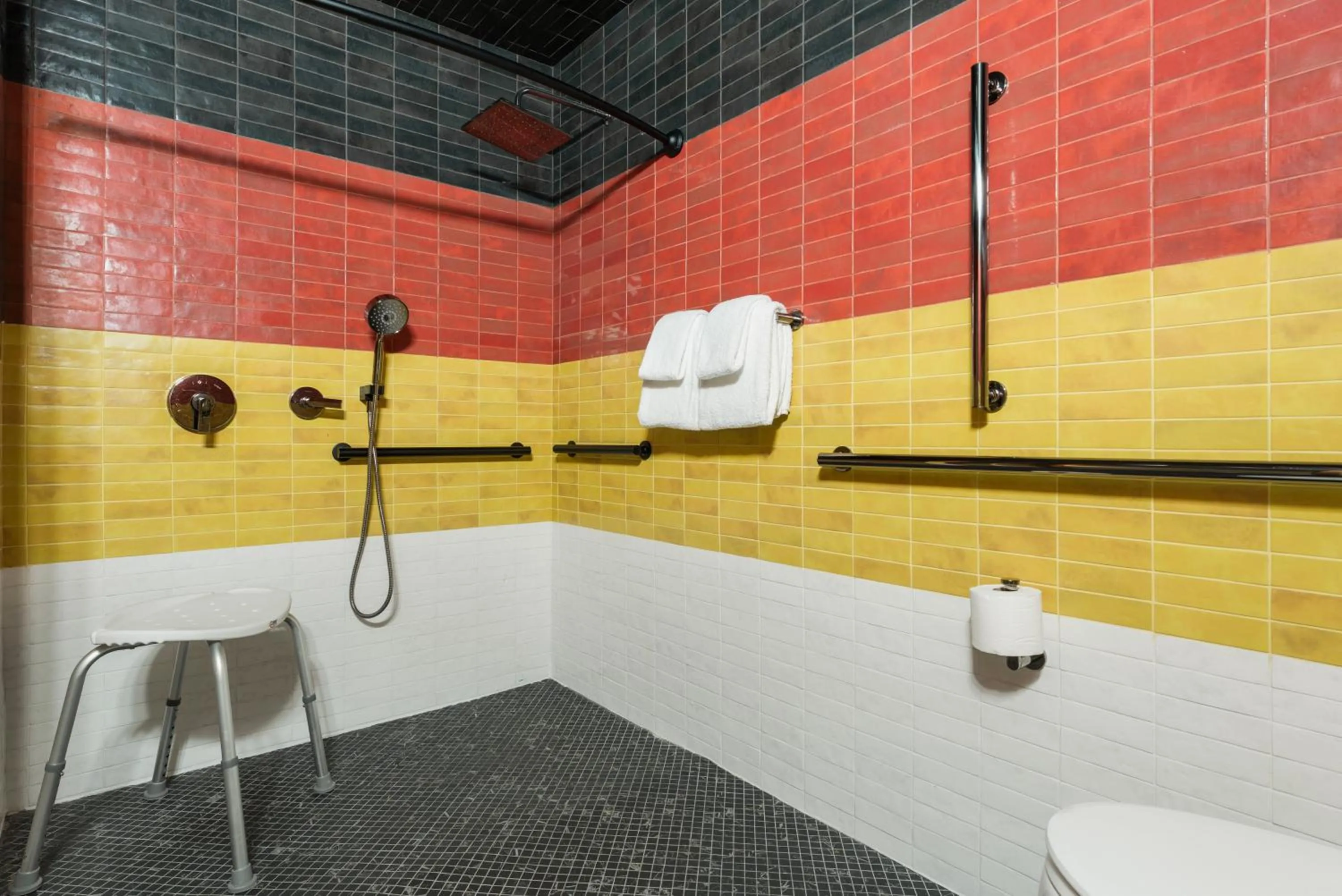 Bathroom in Wolfe's Hotel Moab