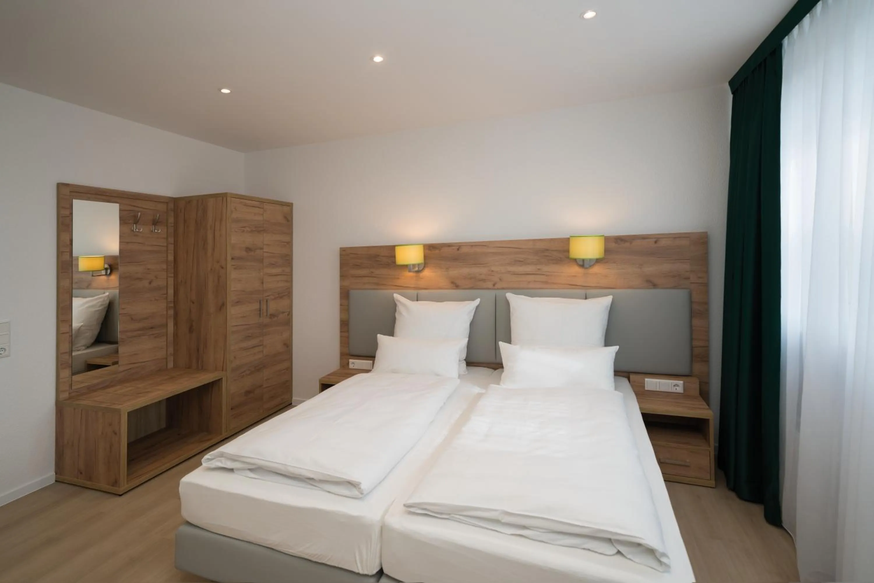 Bedroom, Bed in Apartment Düsseldorf Nord