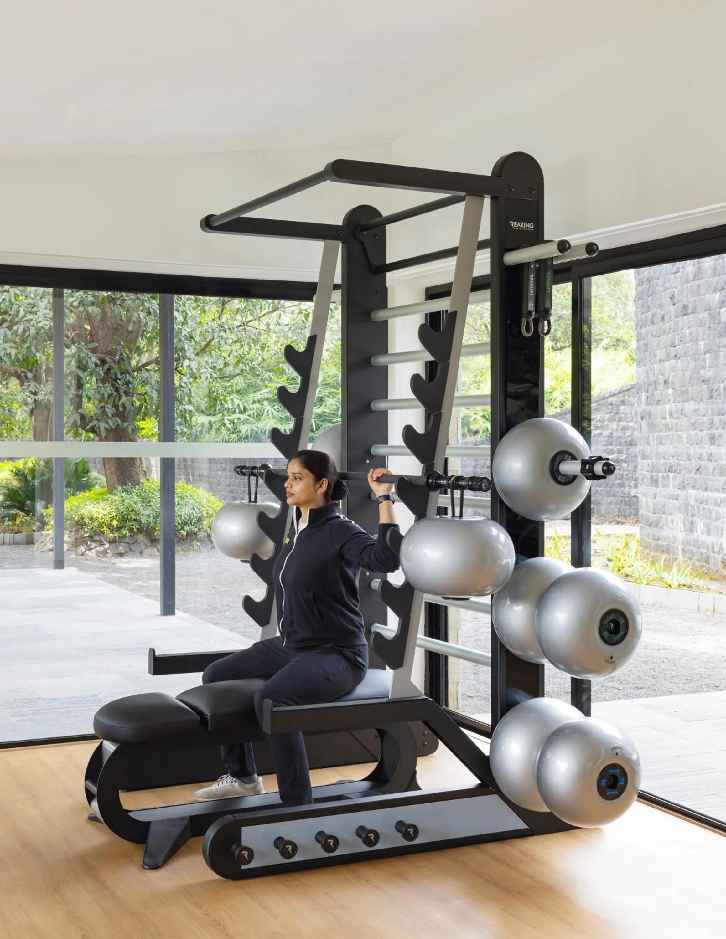 Fitness centre/facilities in Dharana at Shillim All Inclusive Luxury Wellness Retreat