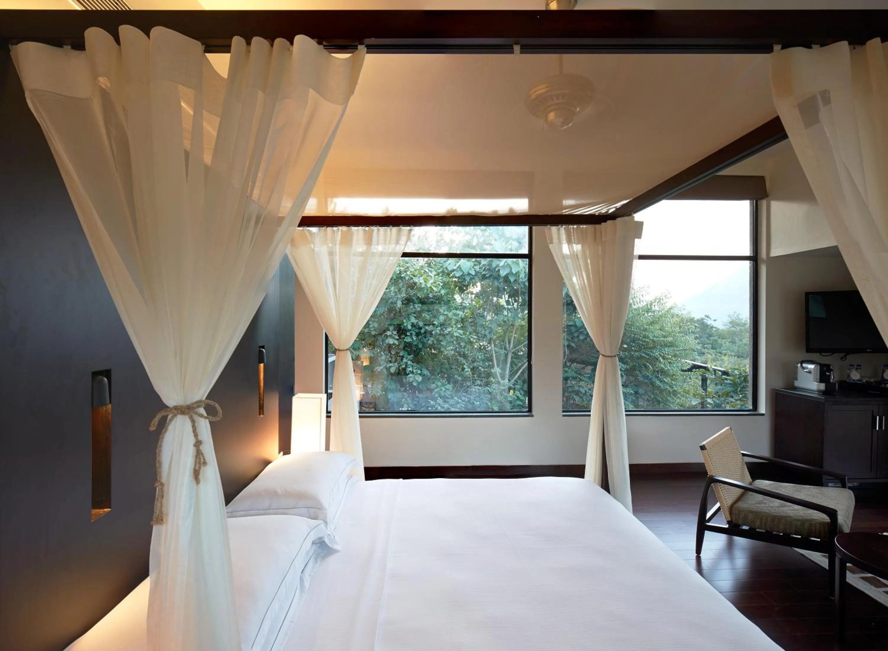 Bedroom, Bed in Dharana at Shillim All Inclusive Luxury Wellness Retreat