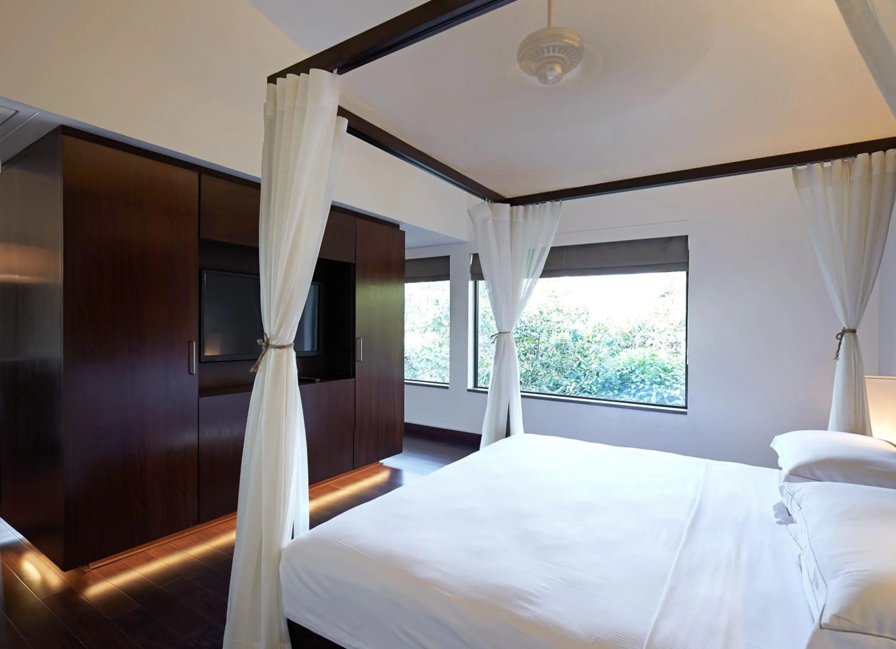 Bed in Dharana at Shillim All Inclusive Luxury Wellness Retreat