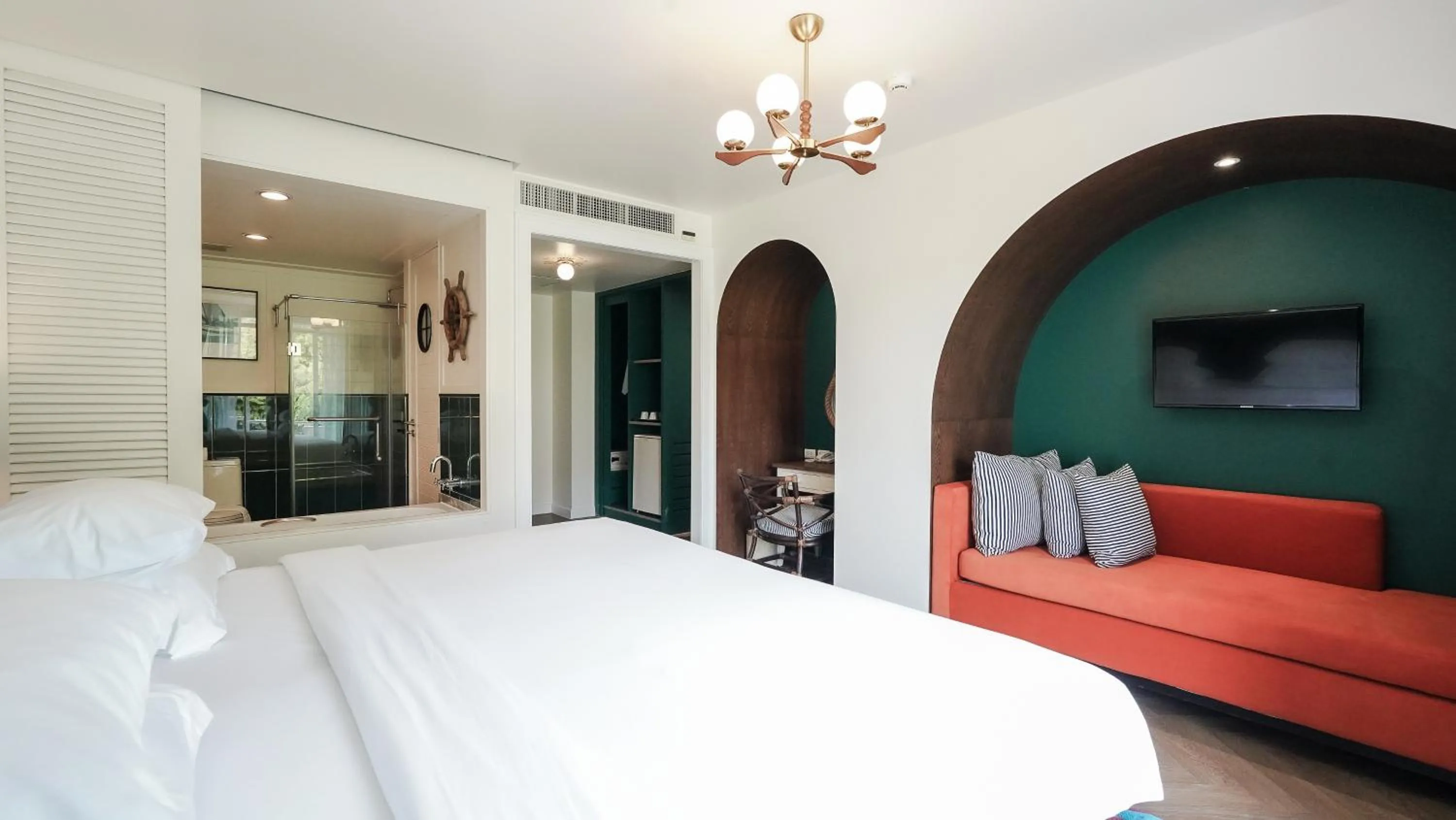 Bed in Sugar Marina Hotel - NAUTICAL - Kata Beach