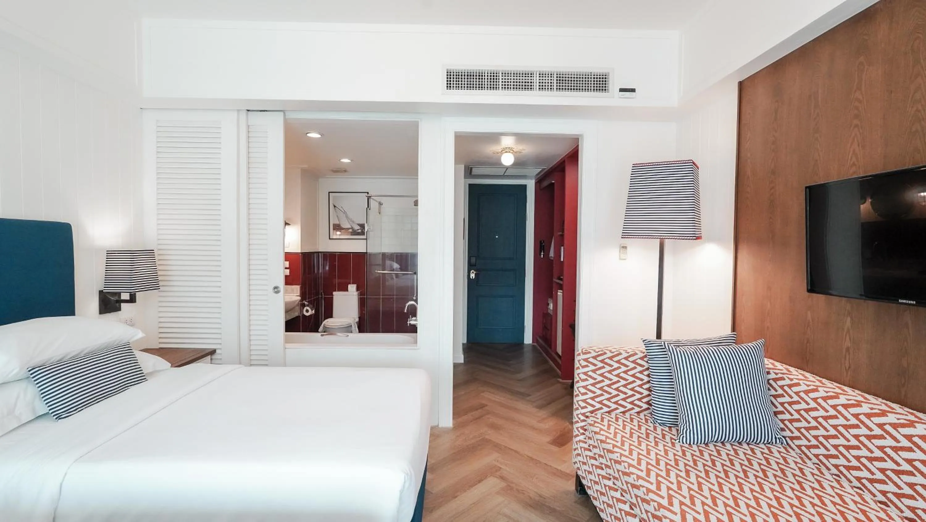 Bed in Sugar Marina Hotel - NAUTICAL - Kata Beach