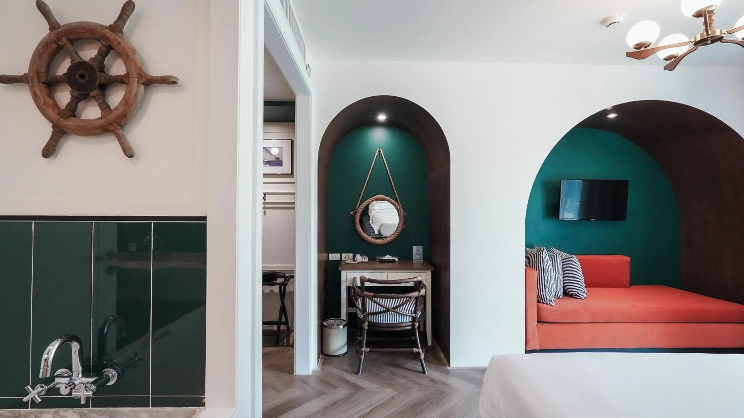 Bed in Sugar Marina Hotel - NAUTICAL - Kata Beach