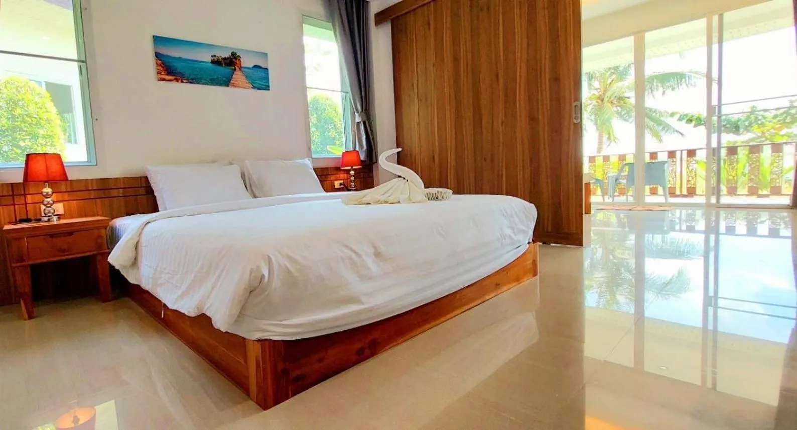 Property building, Bed in Horizon Beach Resort Koh Jum