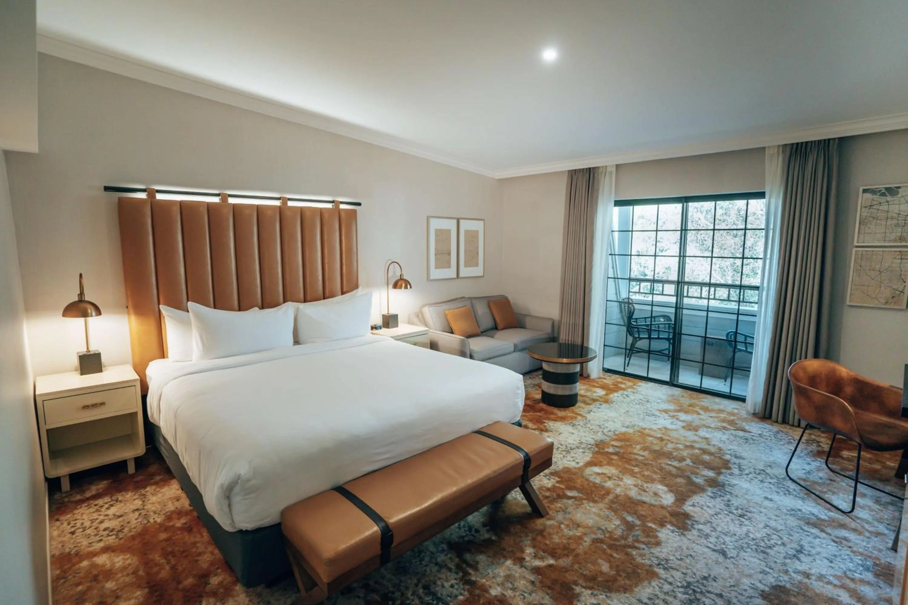 Bed in The Inn at Saratoga, Tapestry Collection by Hilton