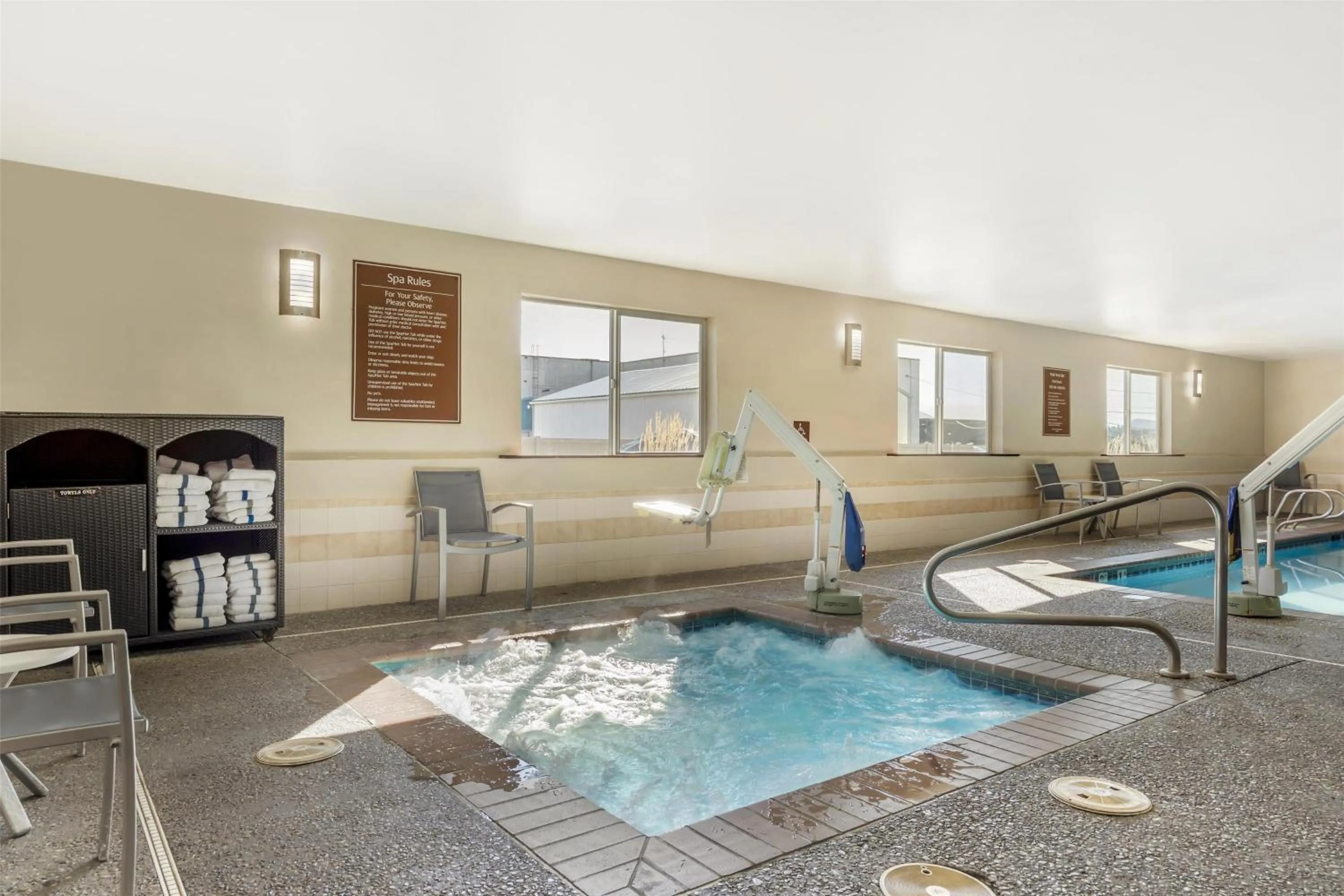 Pool view in Best Western Plus Wenatchee Downtown Hotel