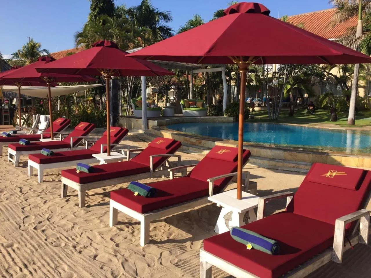 sunbed in Tauch Terminal Resort Tulamben & Spa