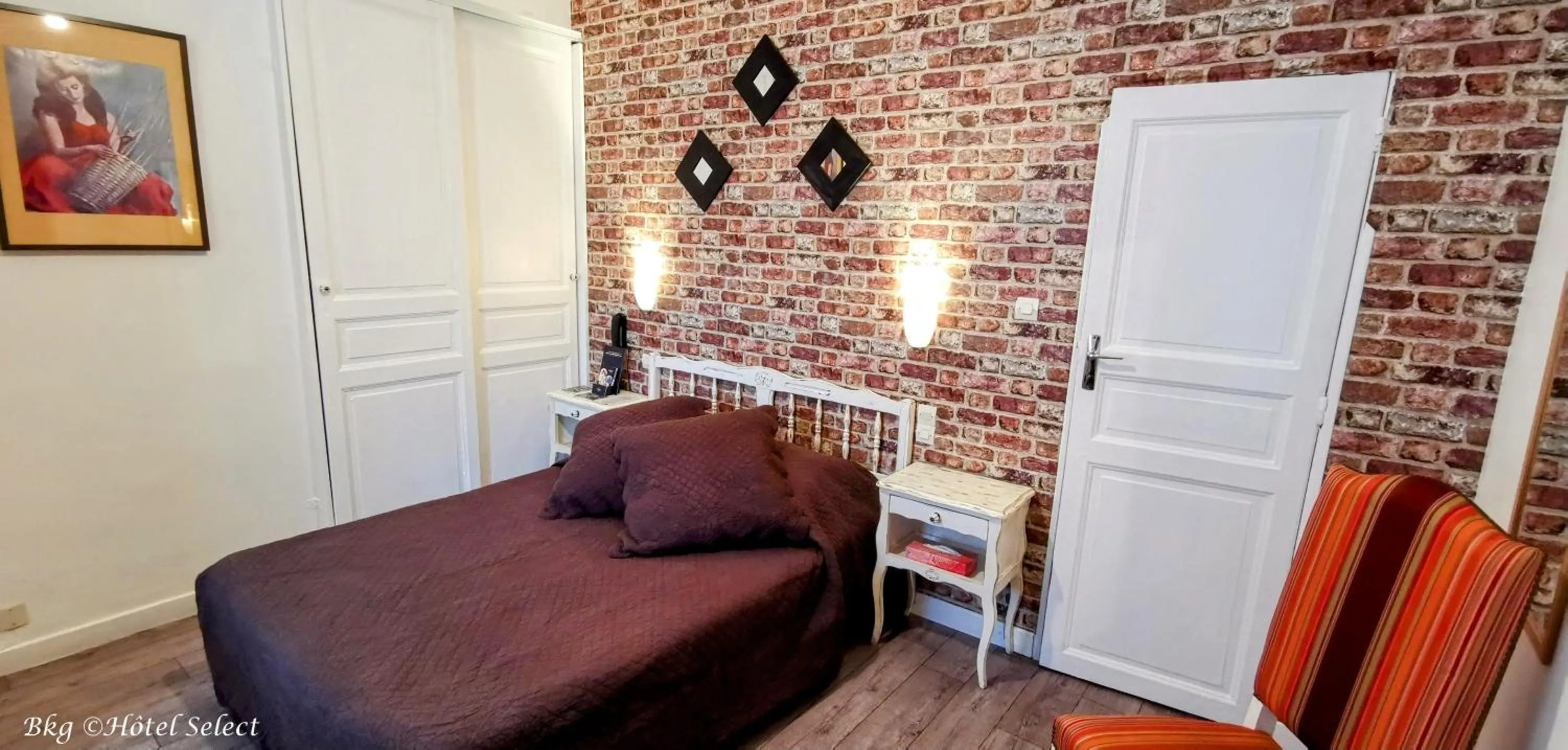 Bed in Hôtel Select