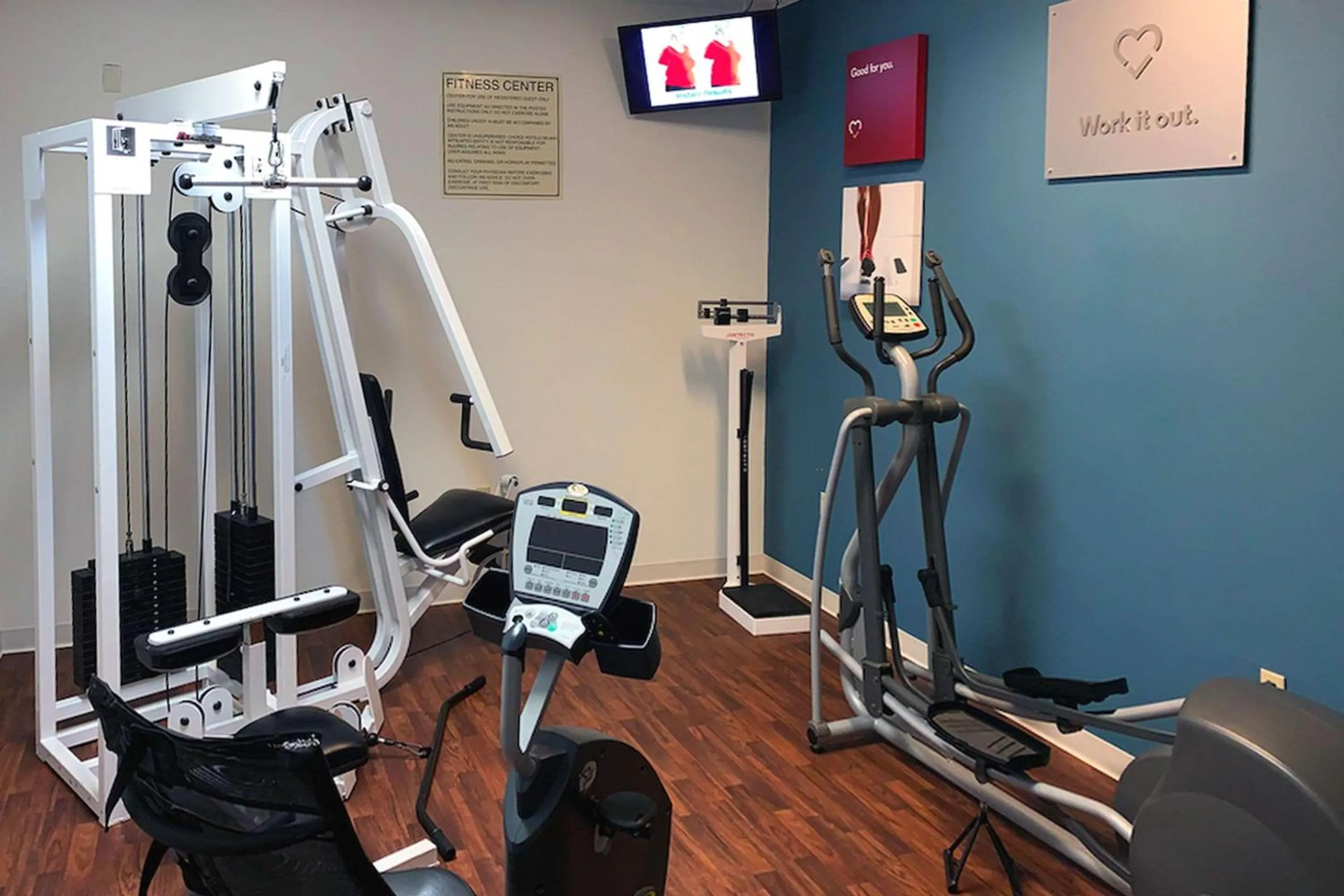 Fitness centre/facilities in Comfort Suites Texas Ave