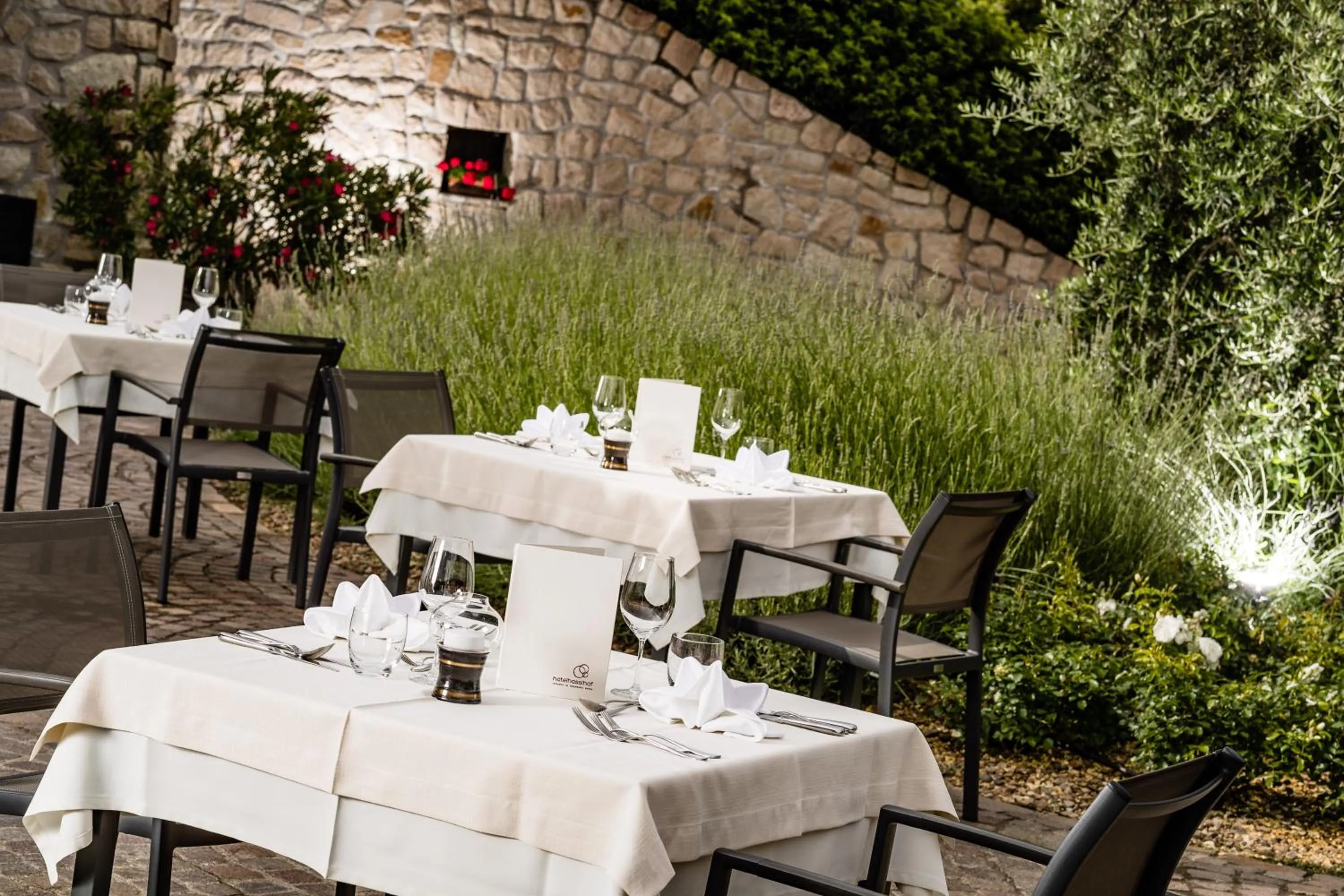 Patio in Hotel Hasslhof