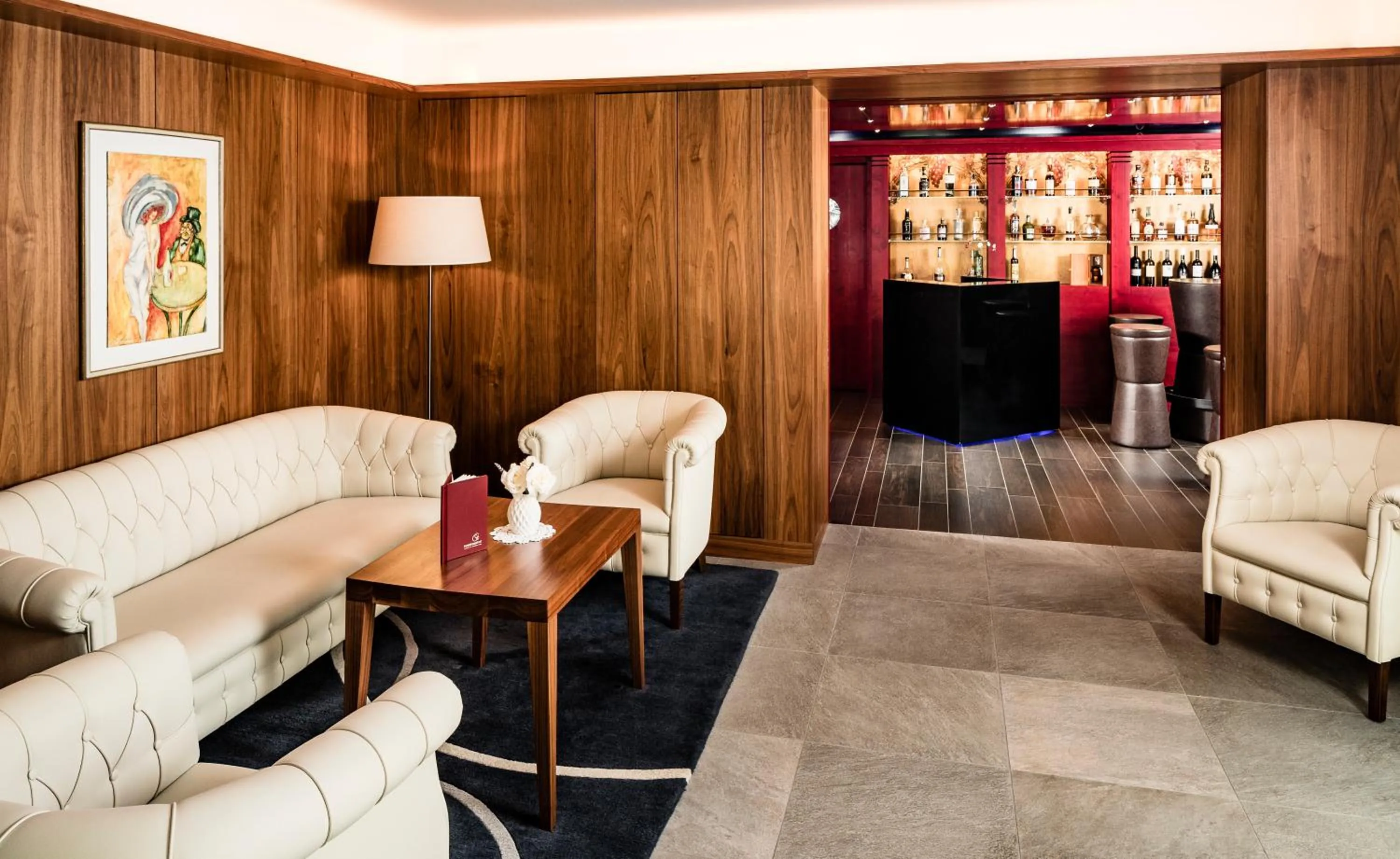 Communal lounge/ TV room in Hotel Hasslhof