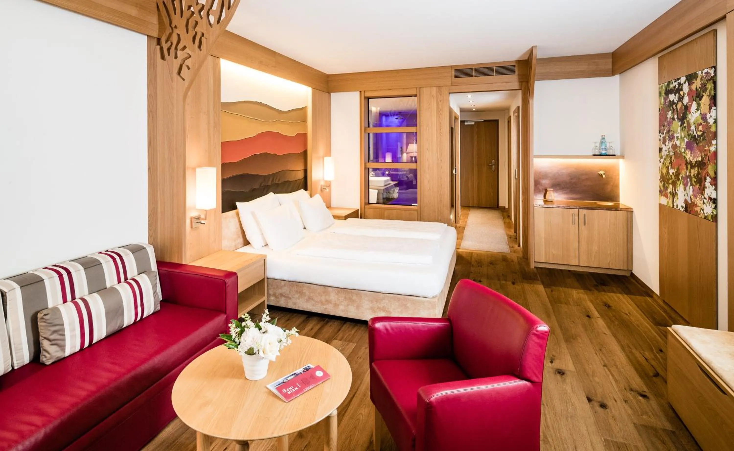 Bed in Hotel Hasslhof