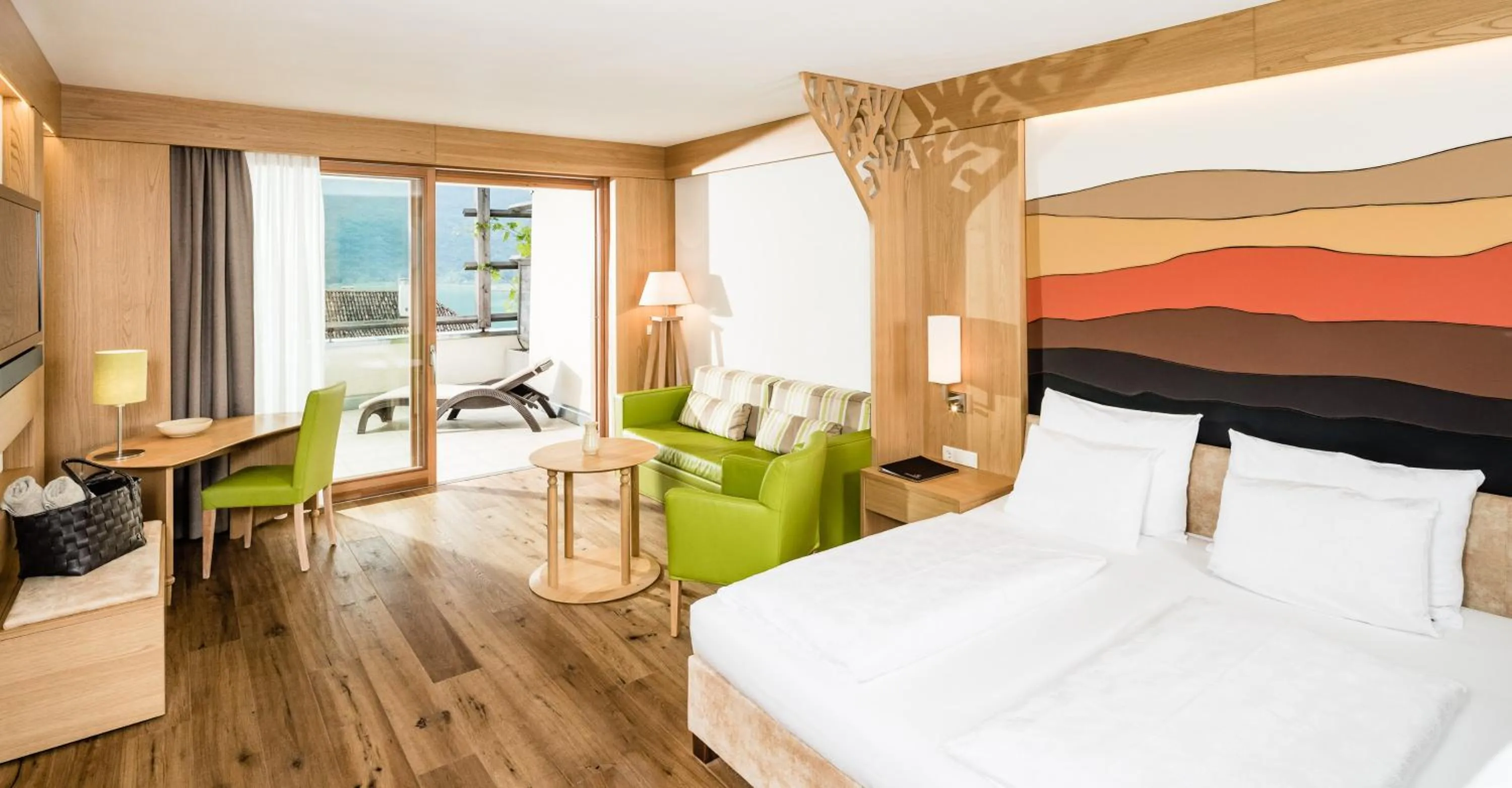 Bedroom, Bed in Hotel Hasslhof