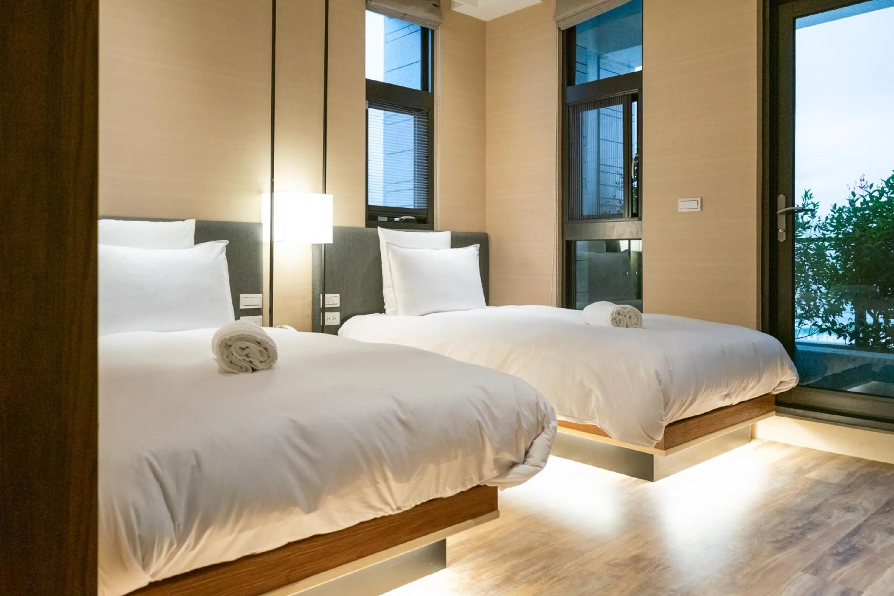 Bed in Tsang Kuo Resort