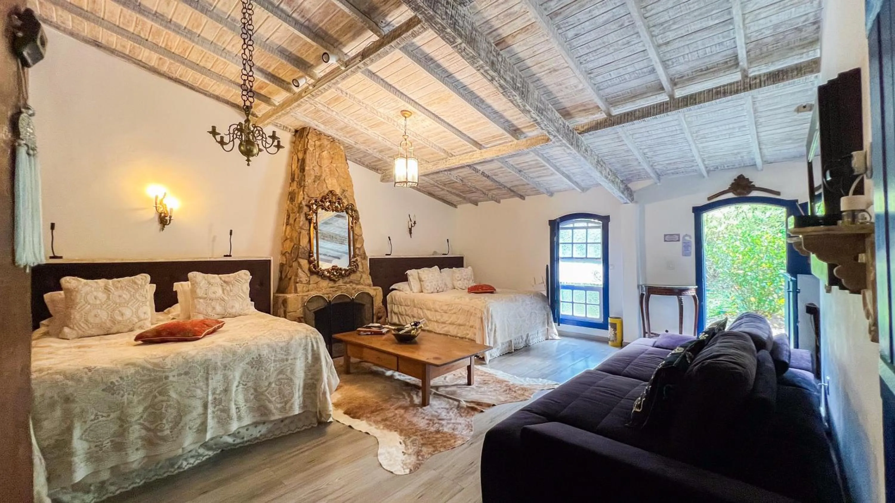 Bed in Segredo da Serra Guest House