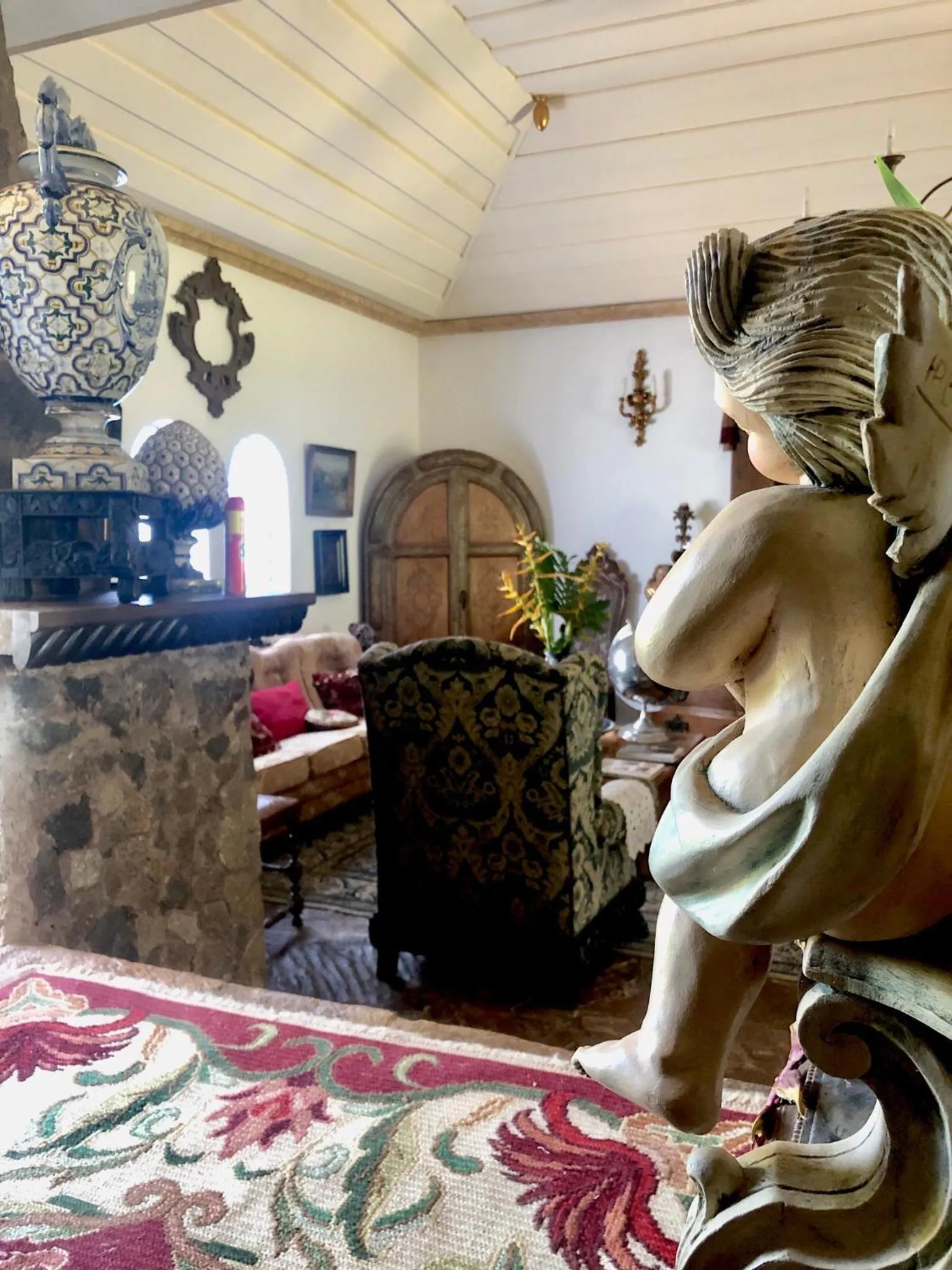 Communal lounge/ TV room in Segredo da Serra Guest House