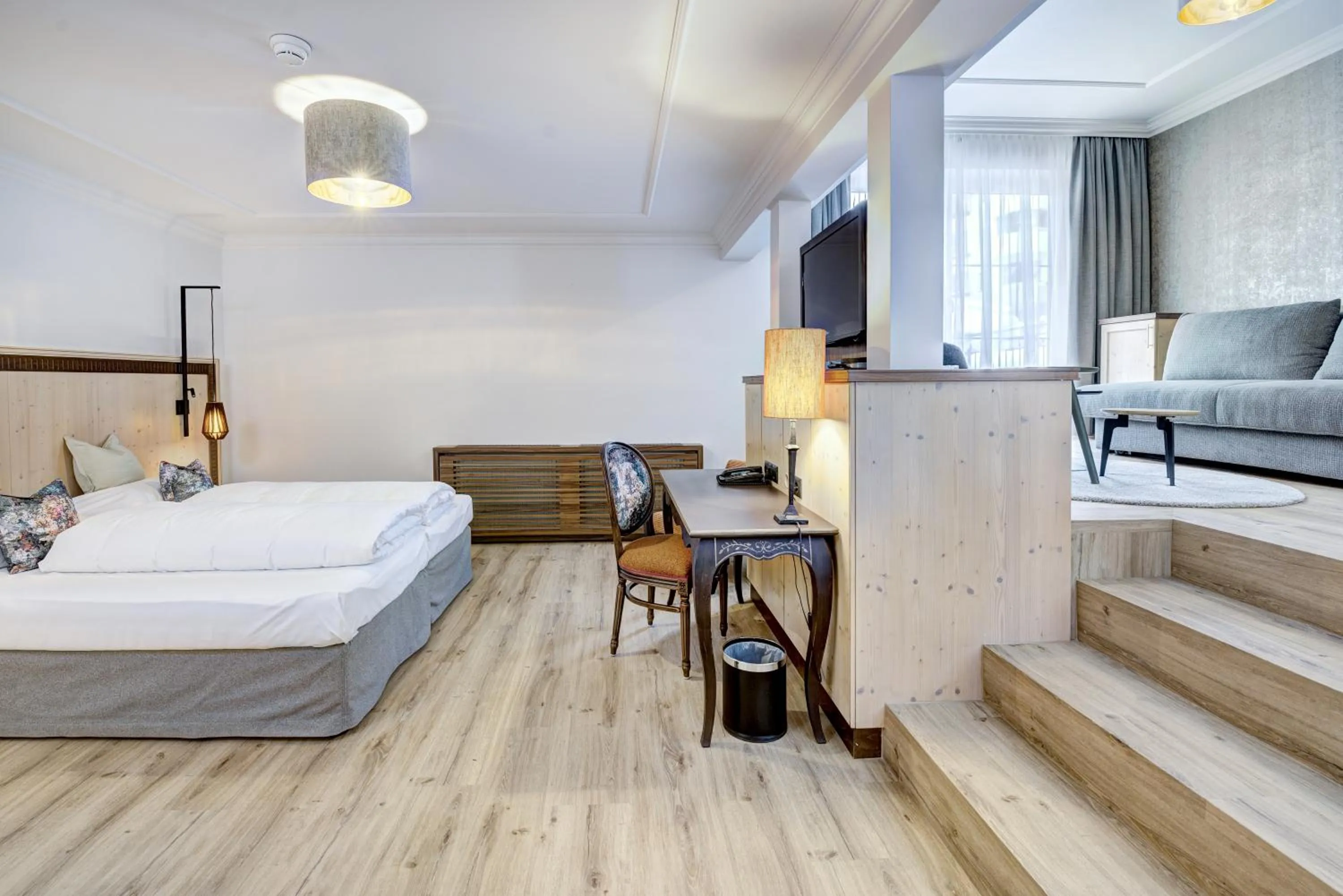 Bed in Hotel Brigitte