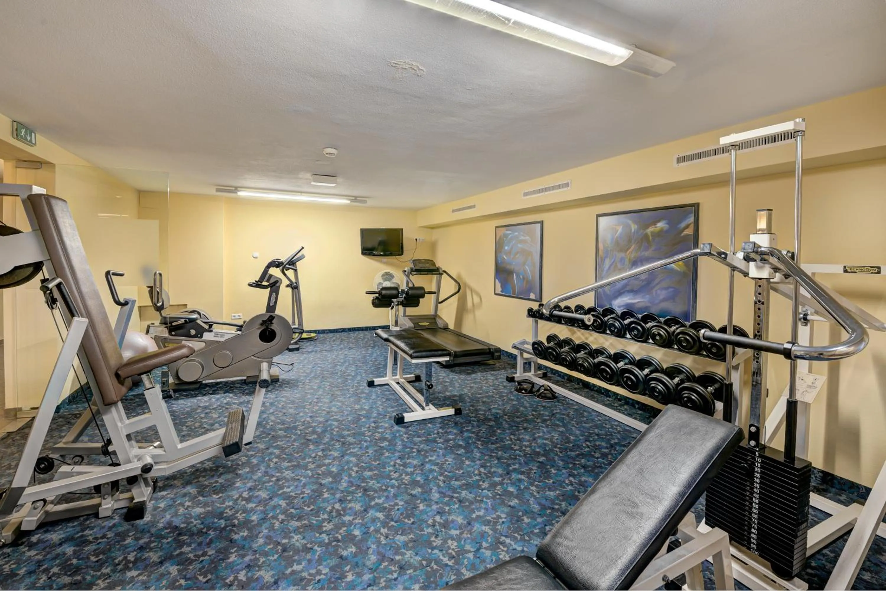 Fitness centre/facilities in Hotel Brigitte