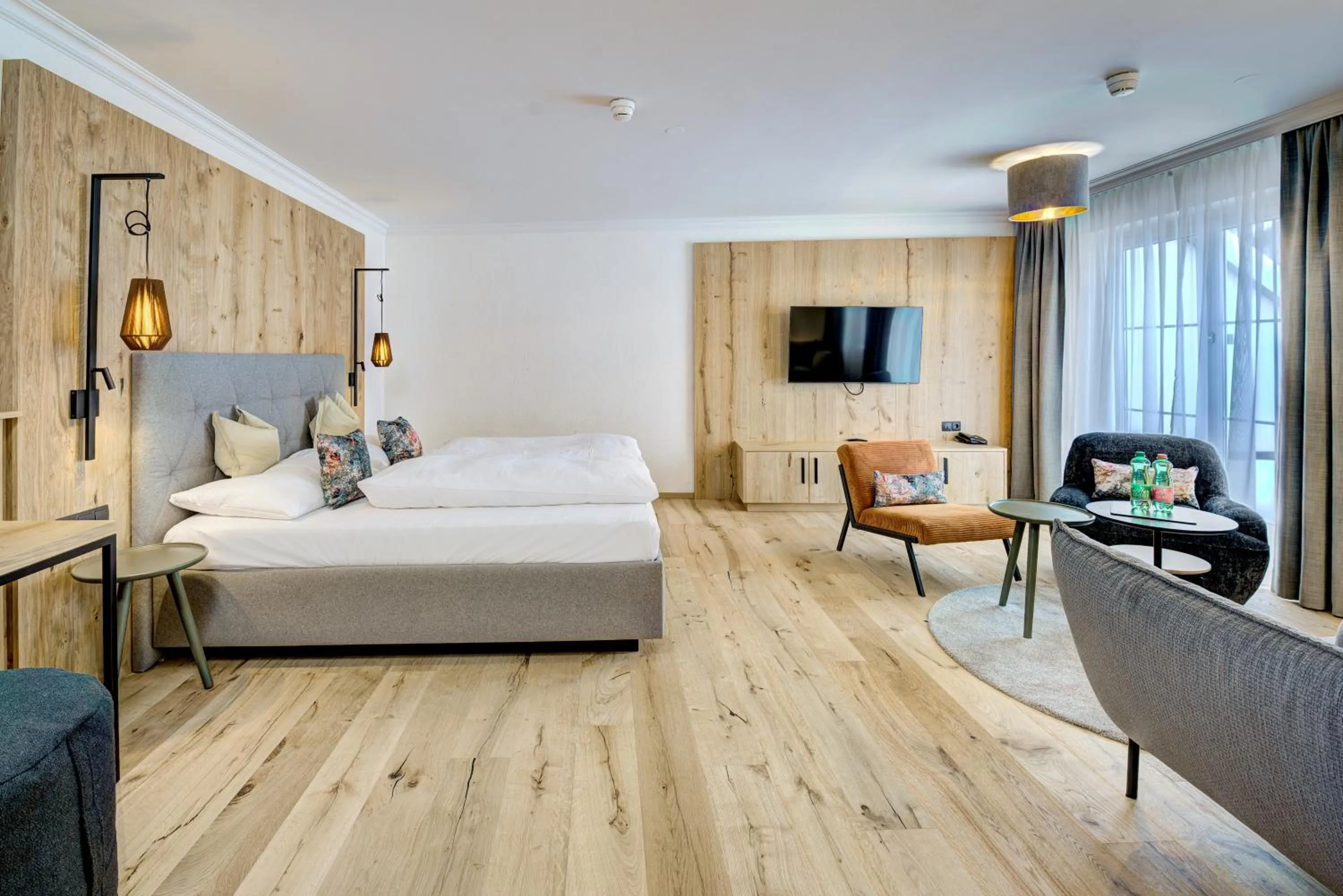 Bed in Hotel Brigitte